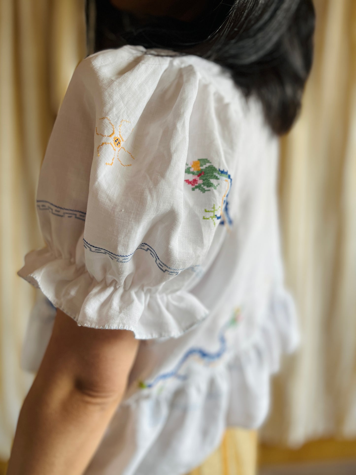 Dragon - Air thin linen dolly blouse