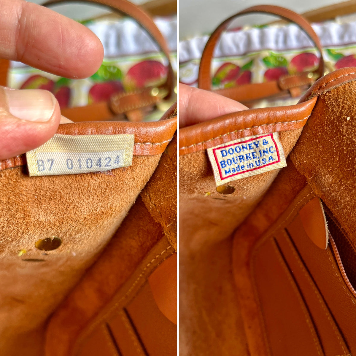 Vintage Dooney & Bourke R35 Double Pocket Outback Messenger