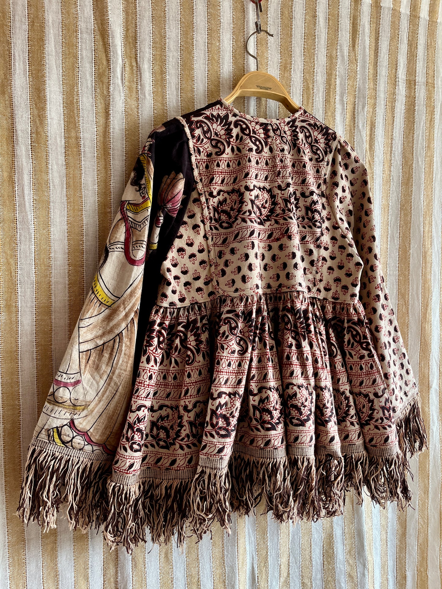 Goddess Jacket / Blouse made from vintage Indian Print