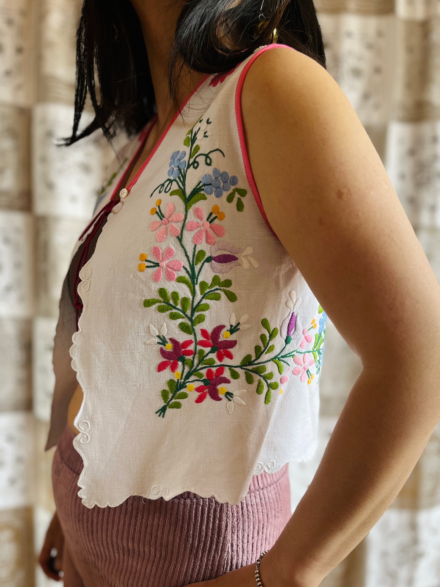 Vintage Hungarian Embroidery Gym Cover