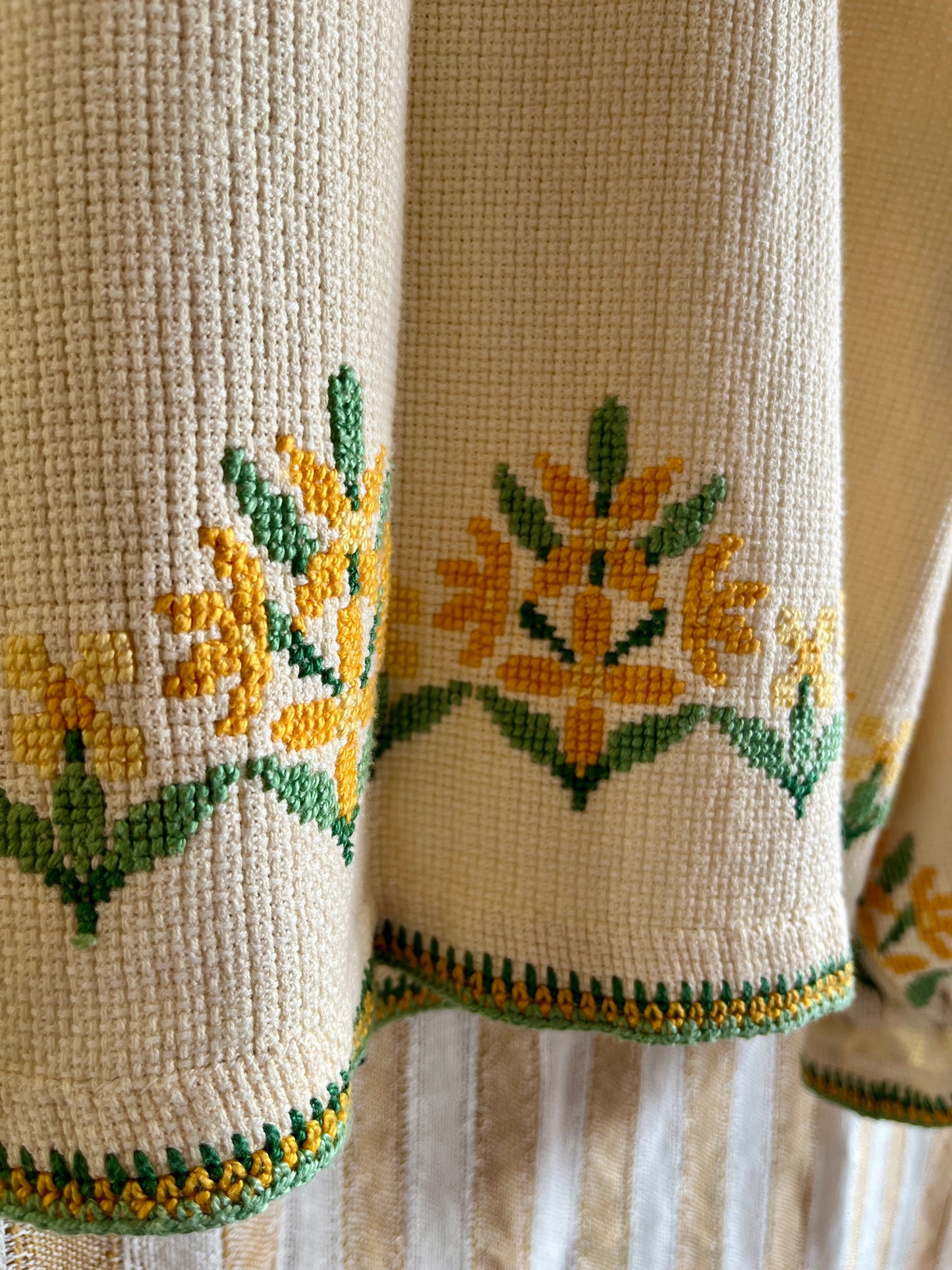 Waffle Cotton Spring Jacket with Matching Belt