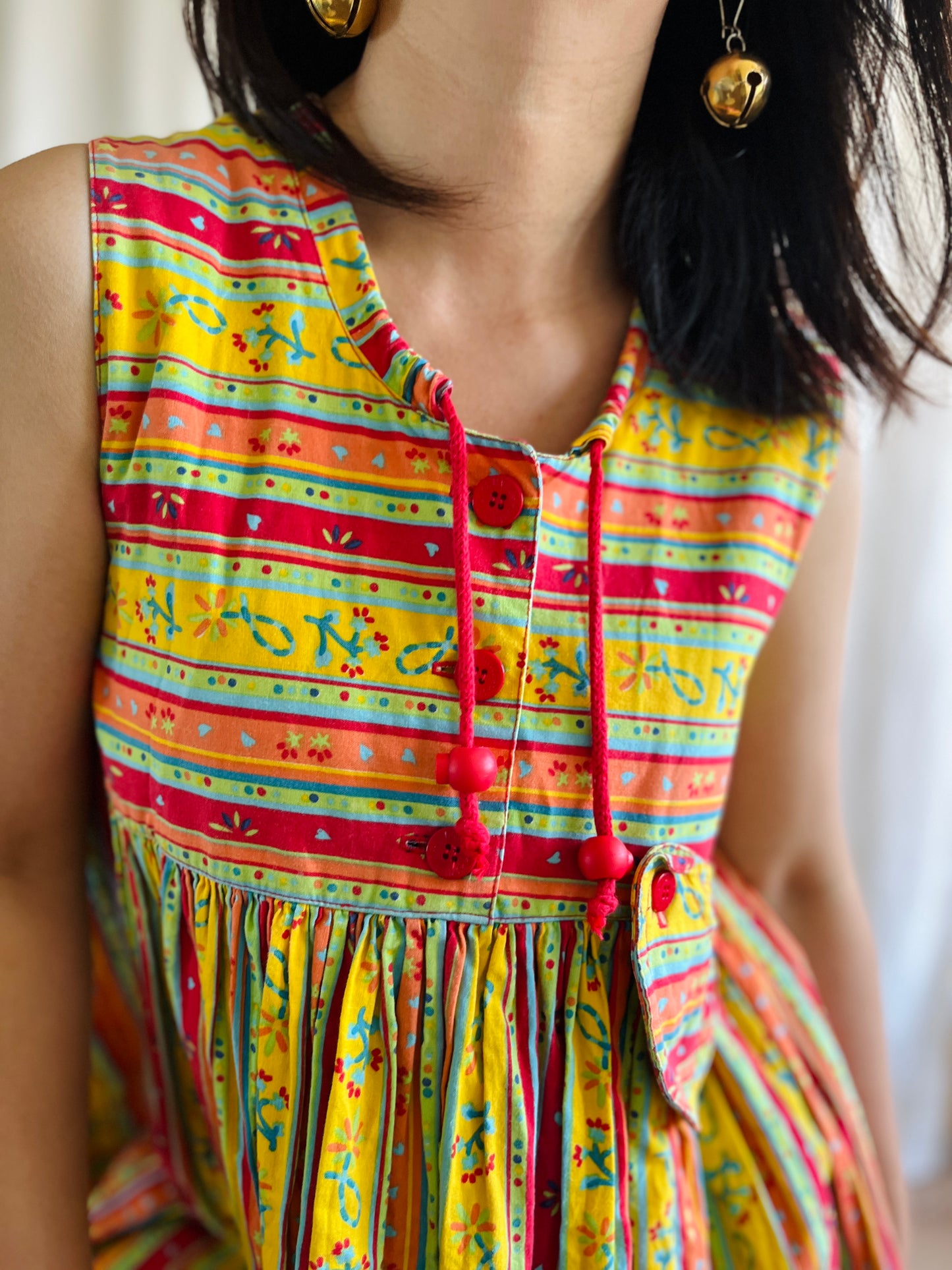 Vintage handmade sweetheart mini dress