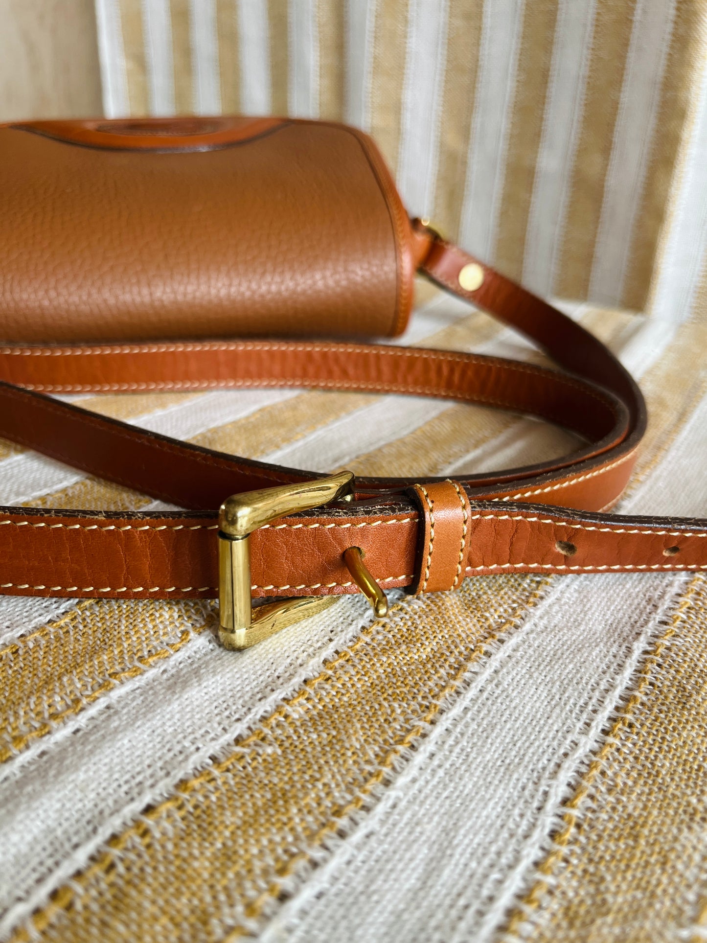 MINT All British Tan Flap Bag