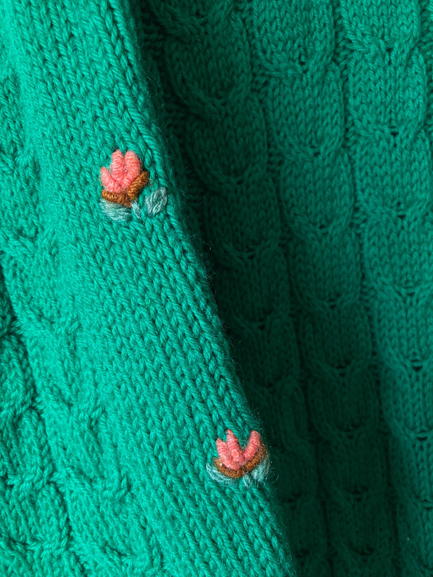 80s hand knit Soft wool Sweater Oversized Pullover