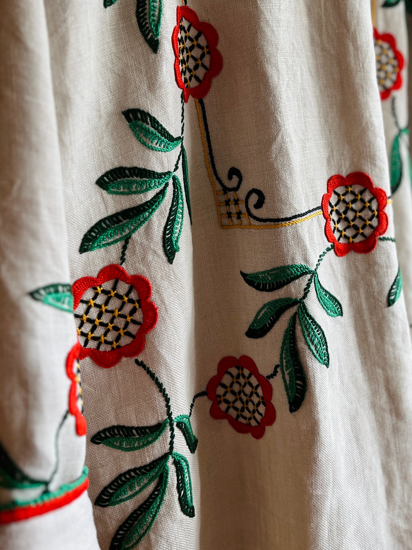 Linen long kimono
