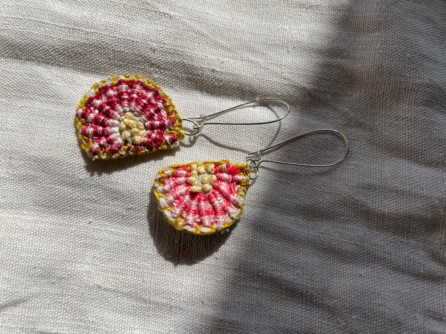 Pink jewels half moon