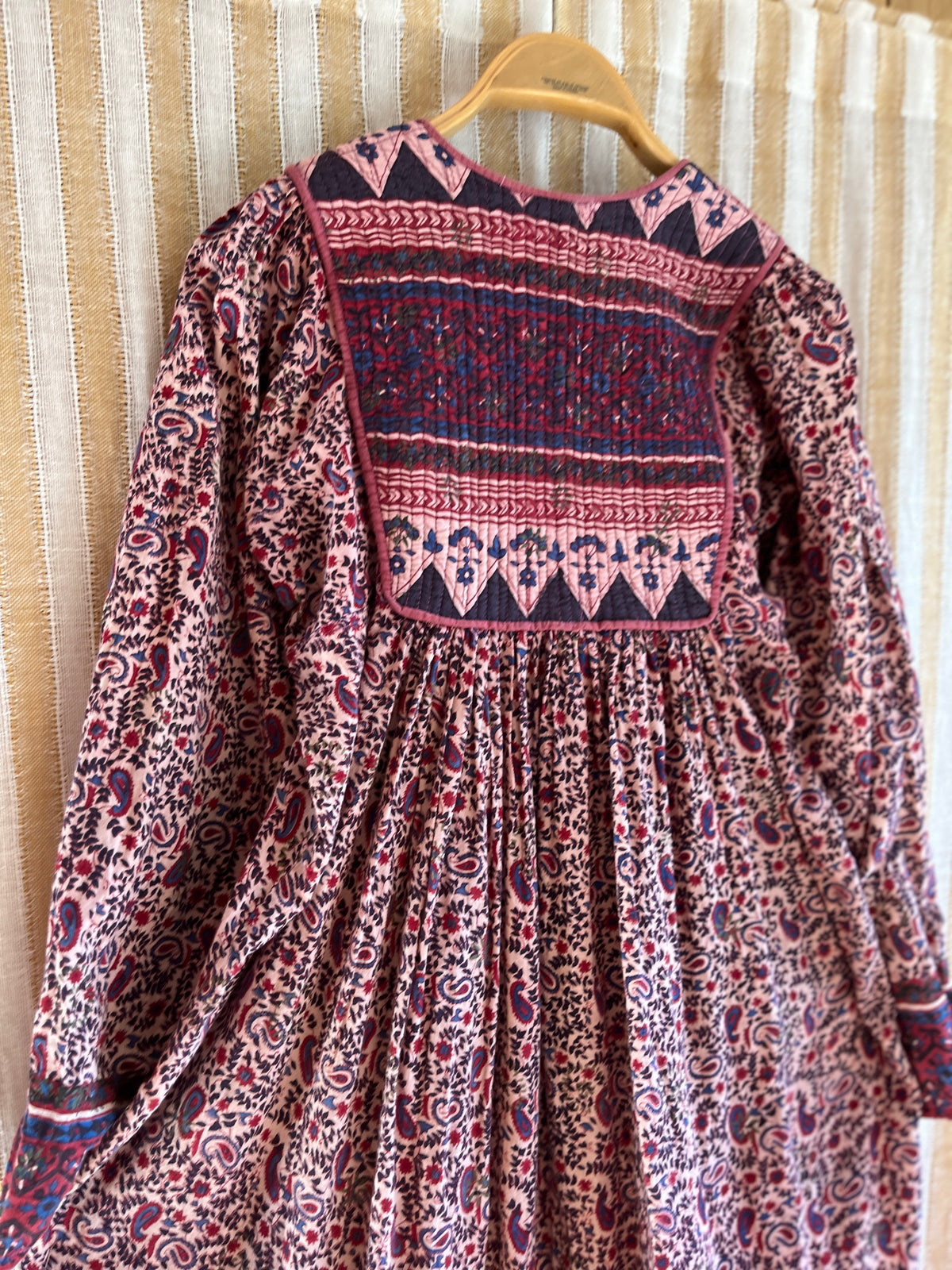 Vintage 80s Glitter Indian dress