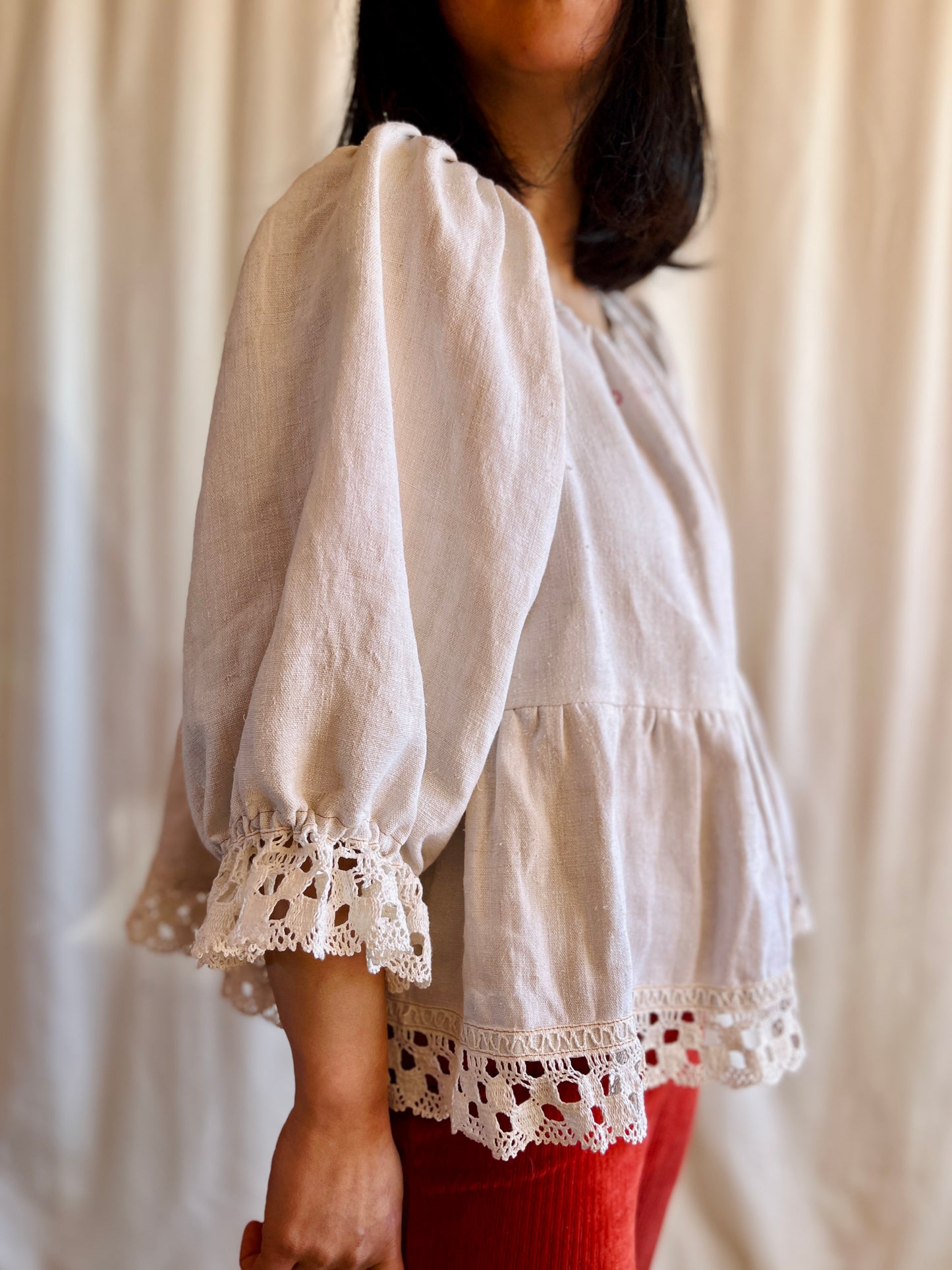 1920s French Nightgown turns Dolly Tunic