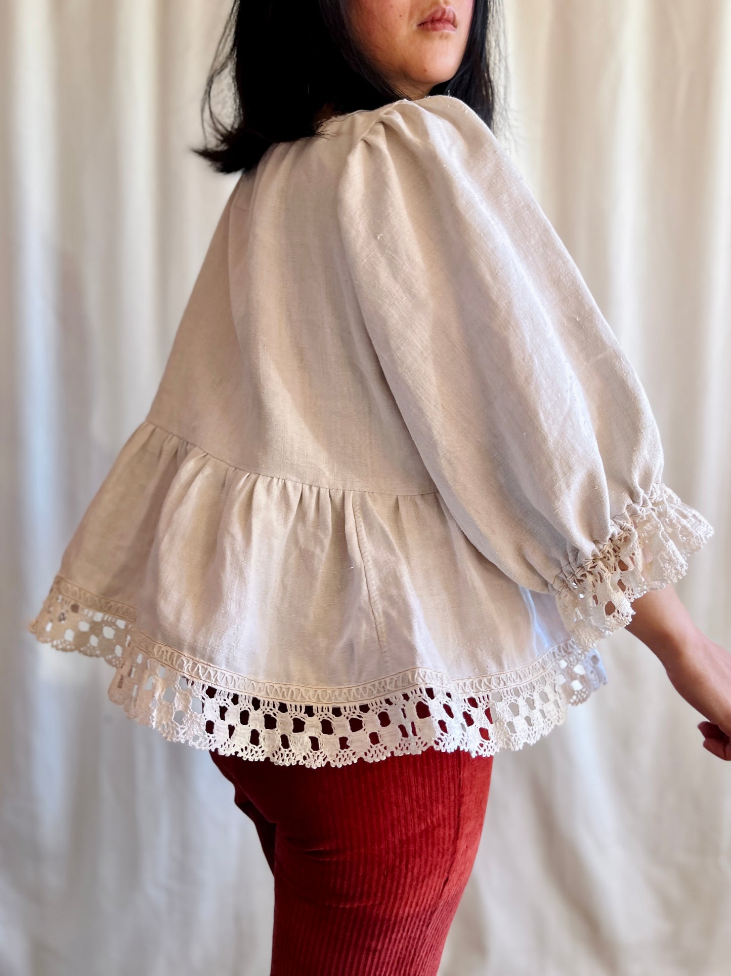 1920s French Nightgown turns Dolly Tunic