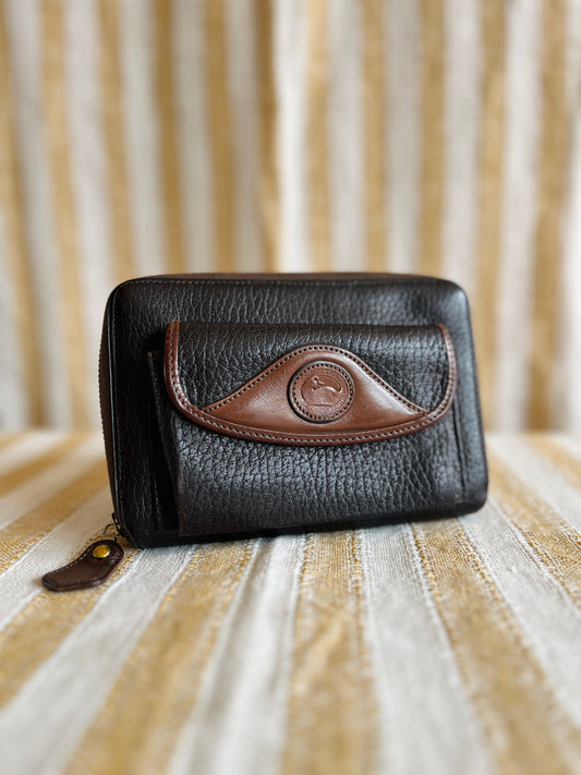 Checkbook zipper wallet