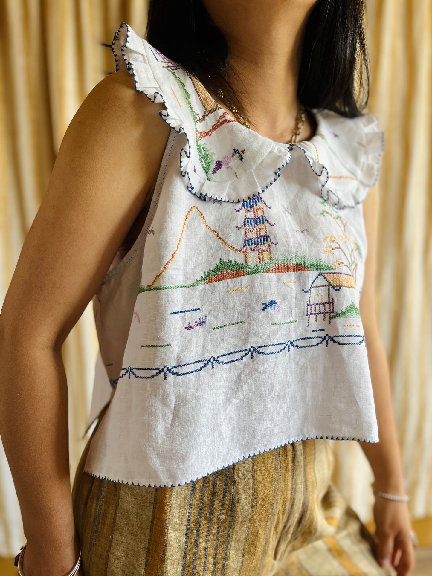 Air thin linen - A trip to Osaka