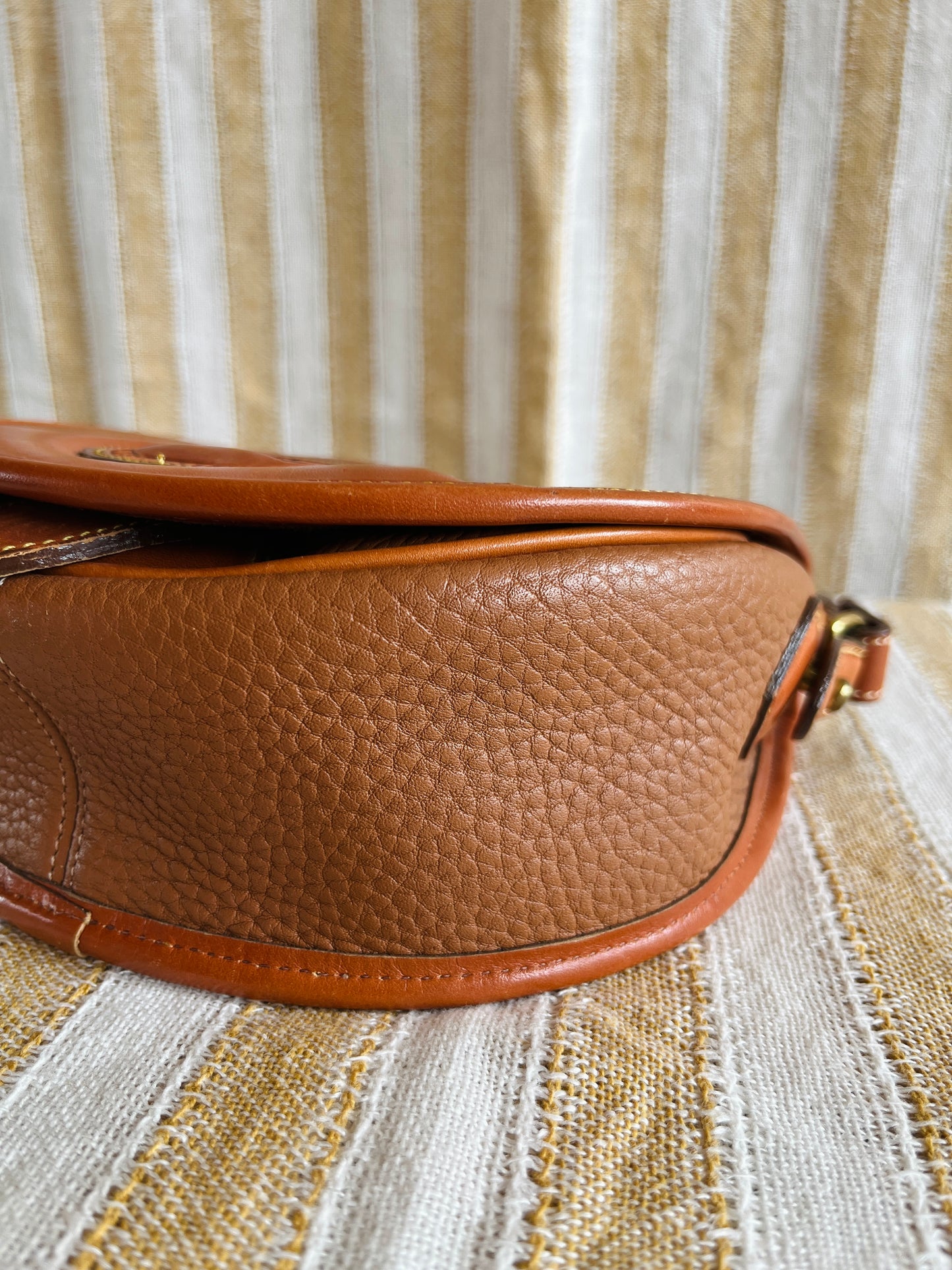 MINT All British Tan Flap Bag