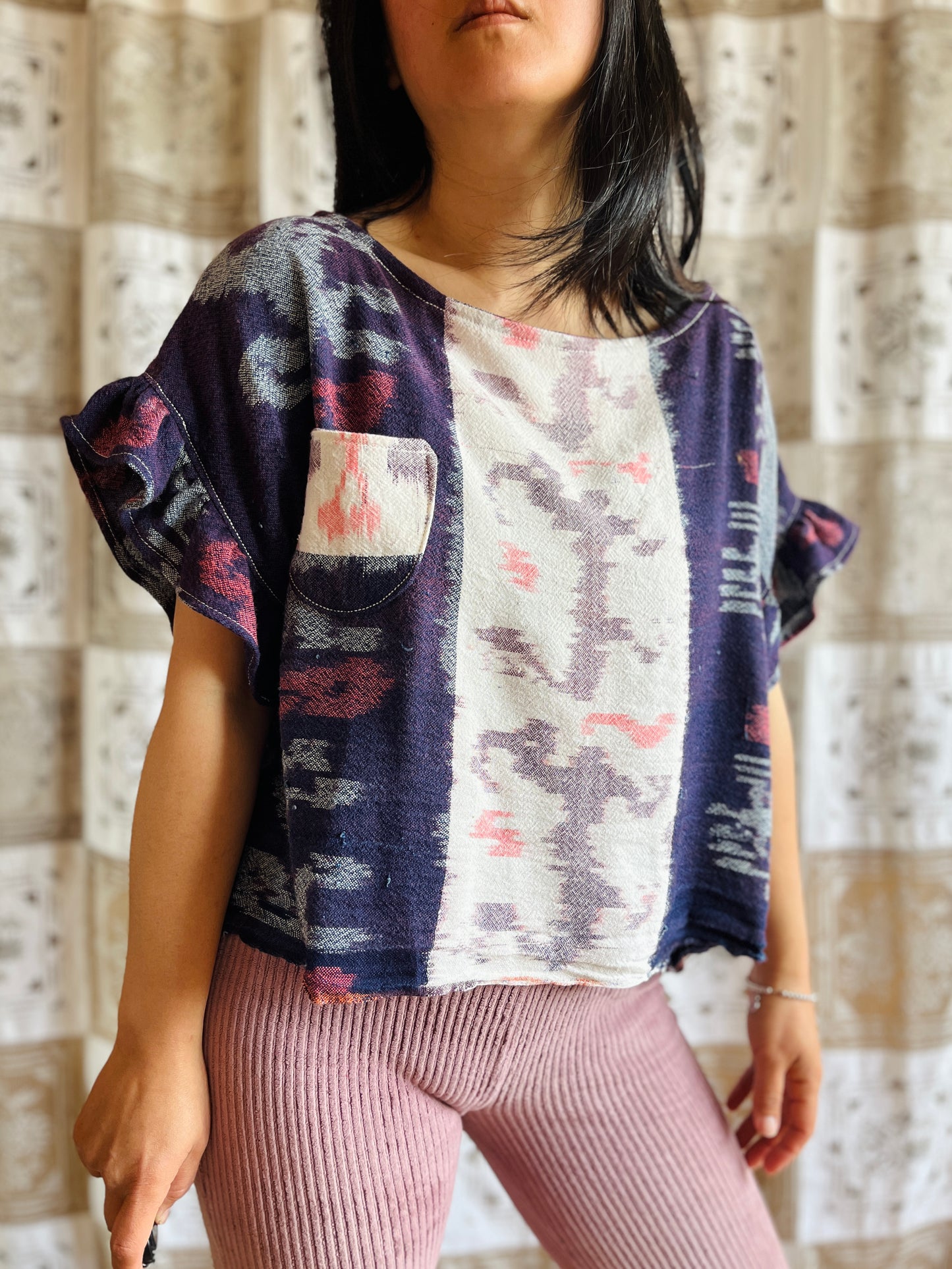 Vintage Batik Dolly Top