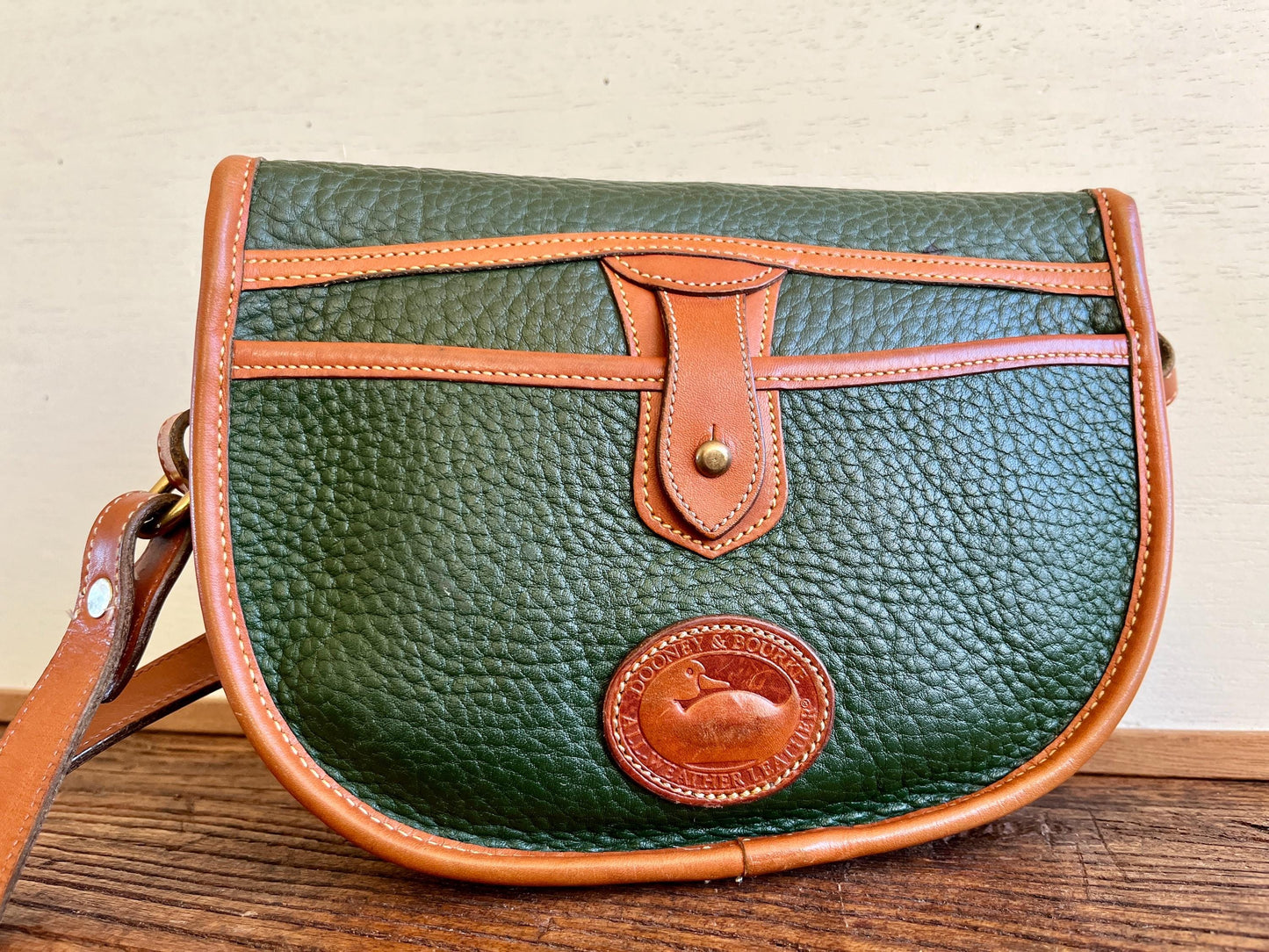 Extraordinarily Rare Loden Saddle Bag