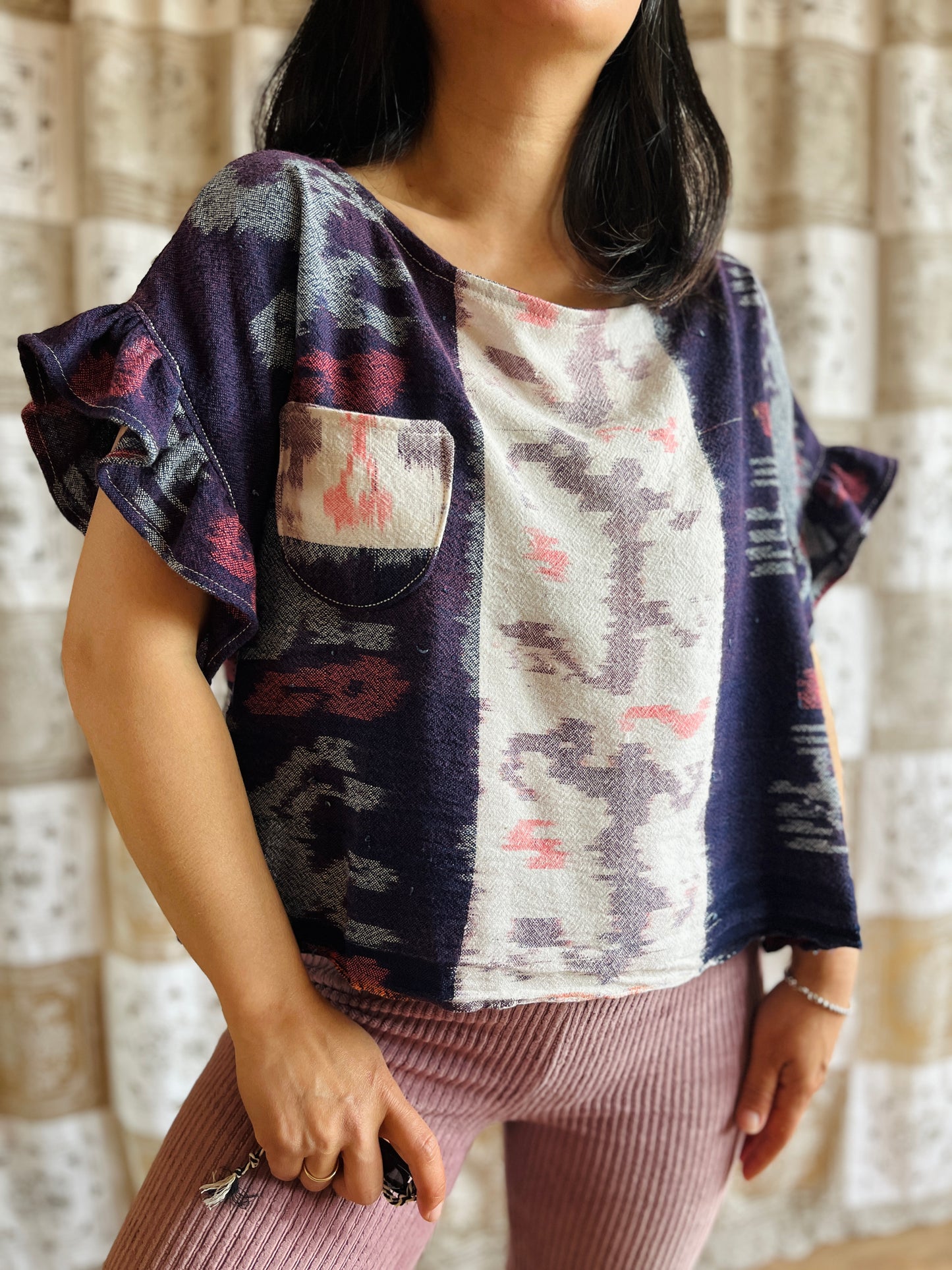Vintage Batik Dolly Top