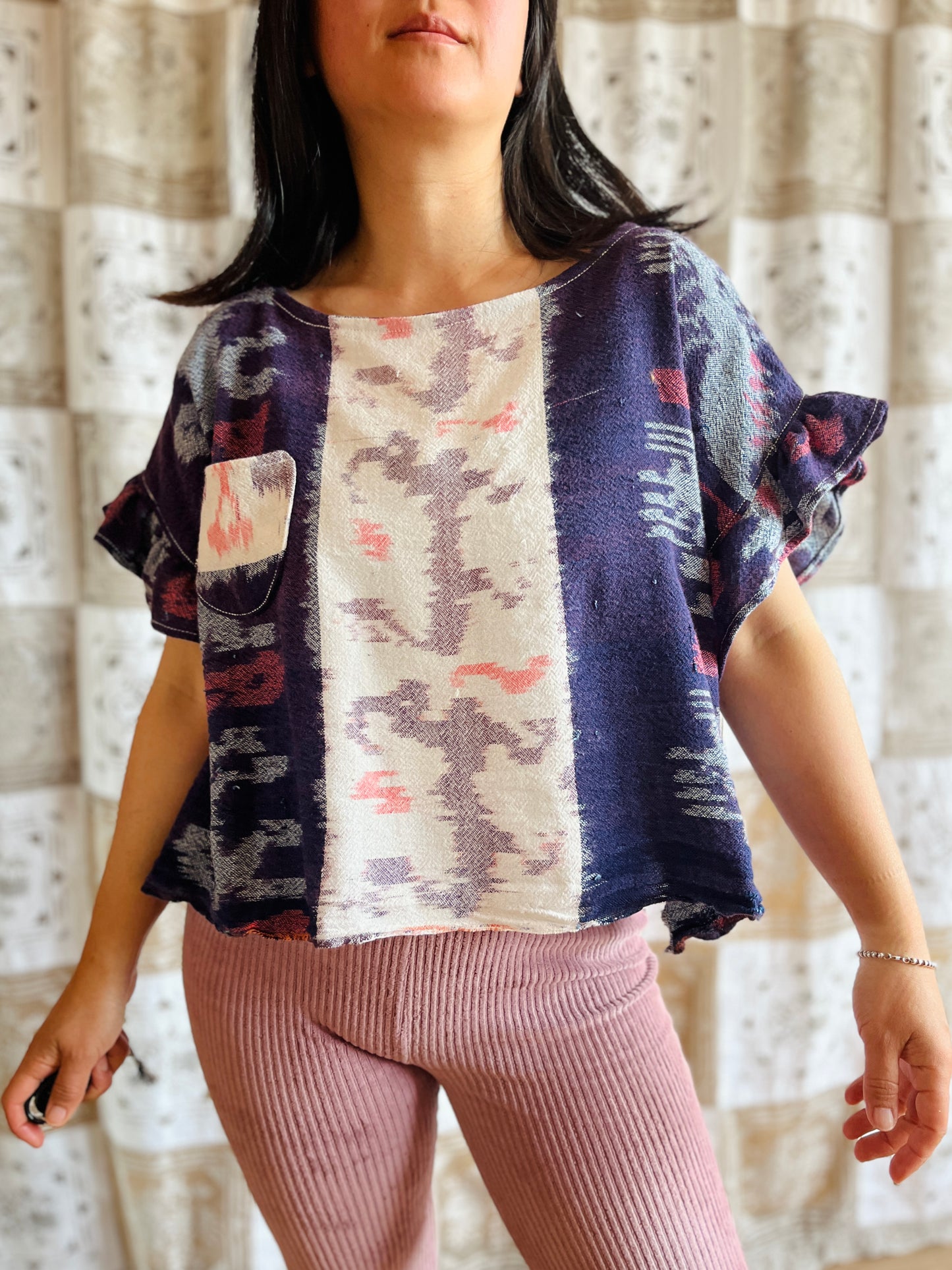 Vintage Batik Dolly Top