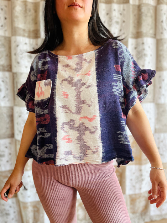 Vintage Batik Dolly Top