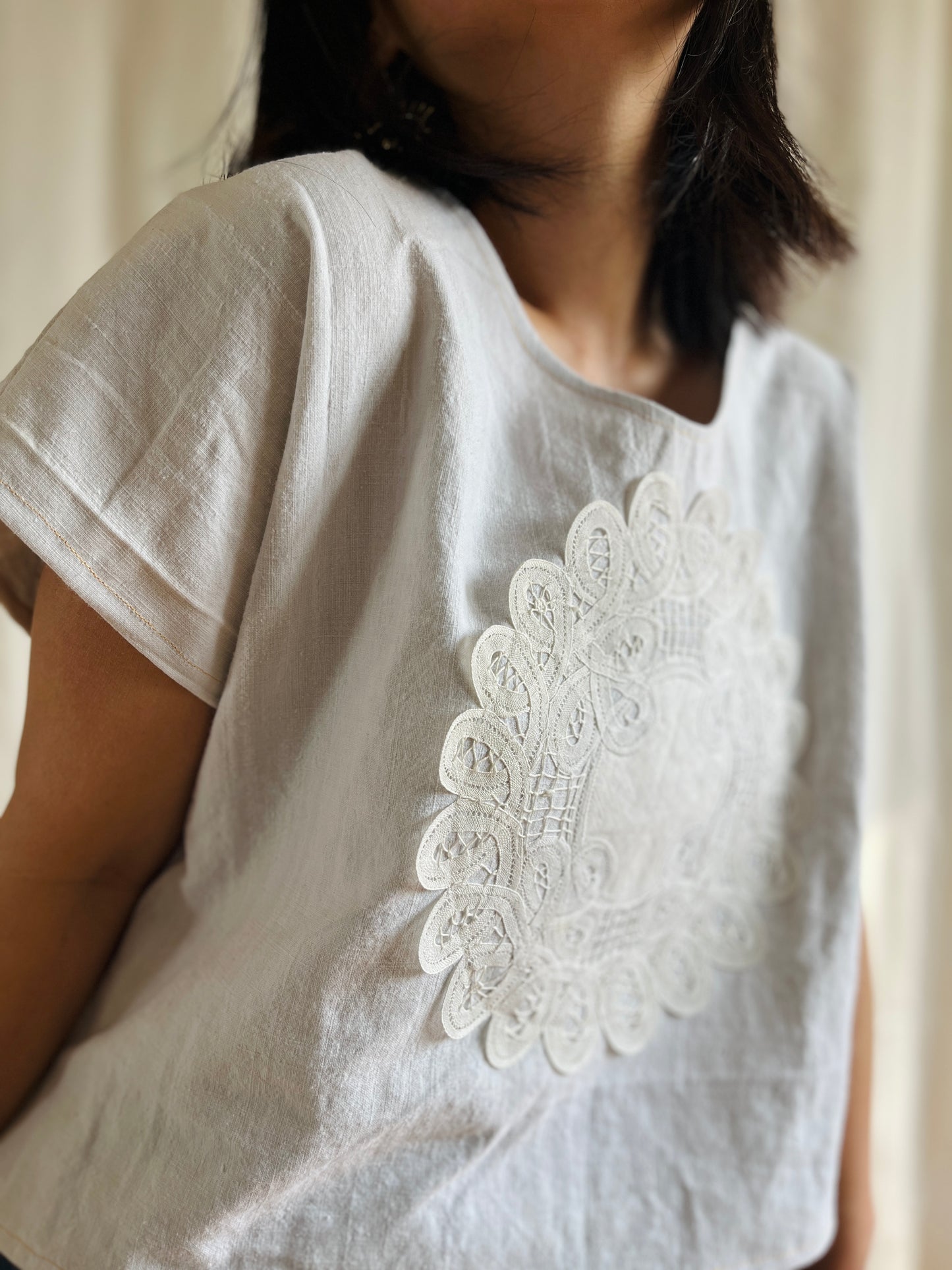 Repurposed Mixed Media Top Dolly