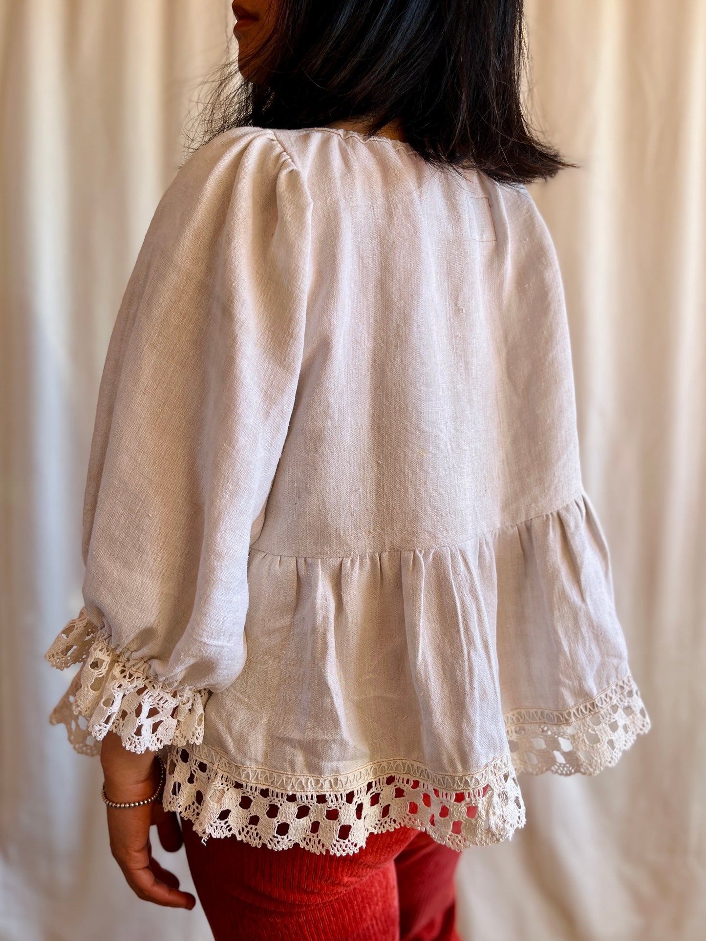 1920s French Nightgown turns Dolly Tunic