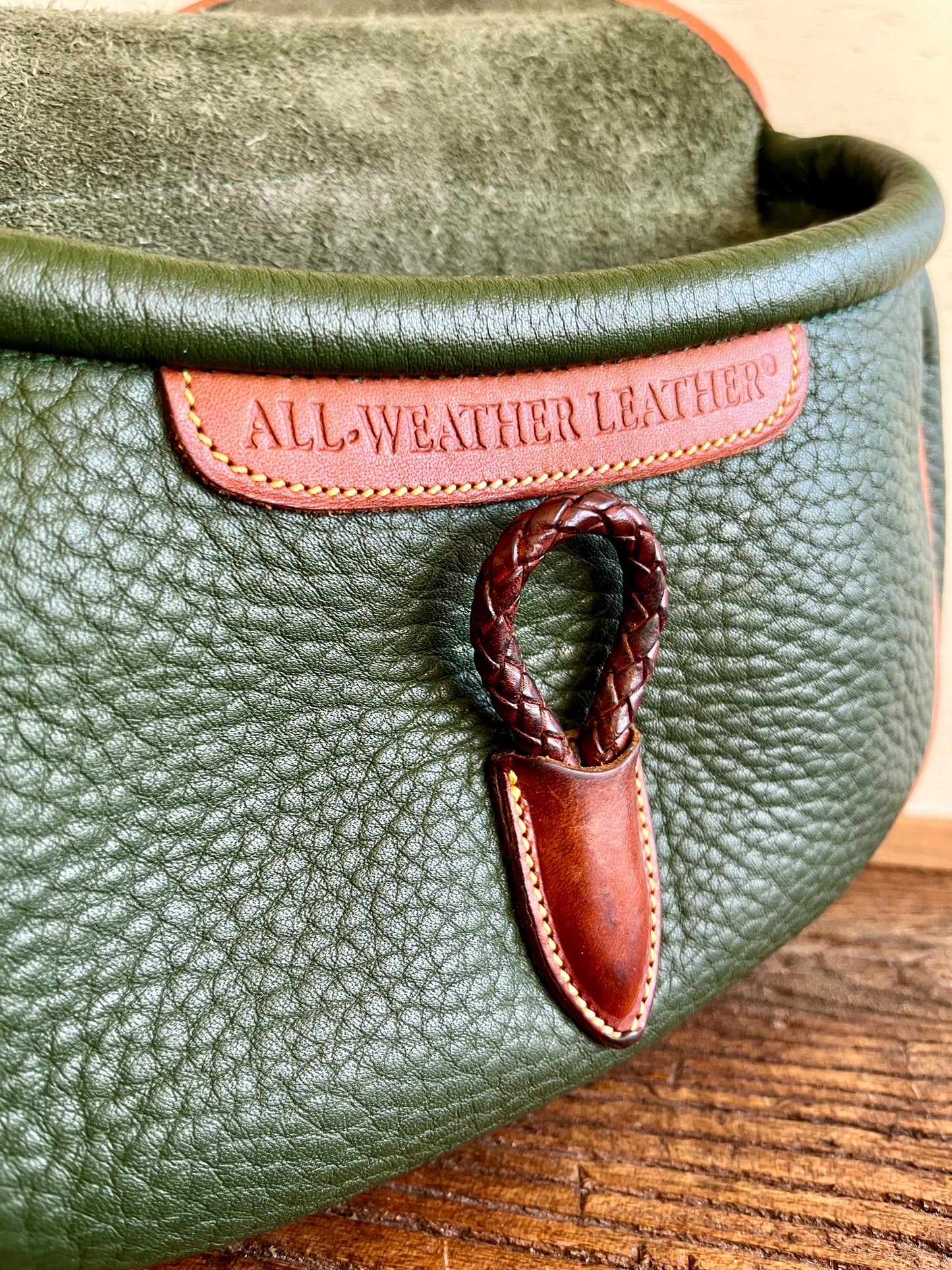 Extraordinarily Rare Loden Saddle Bag