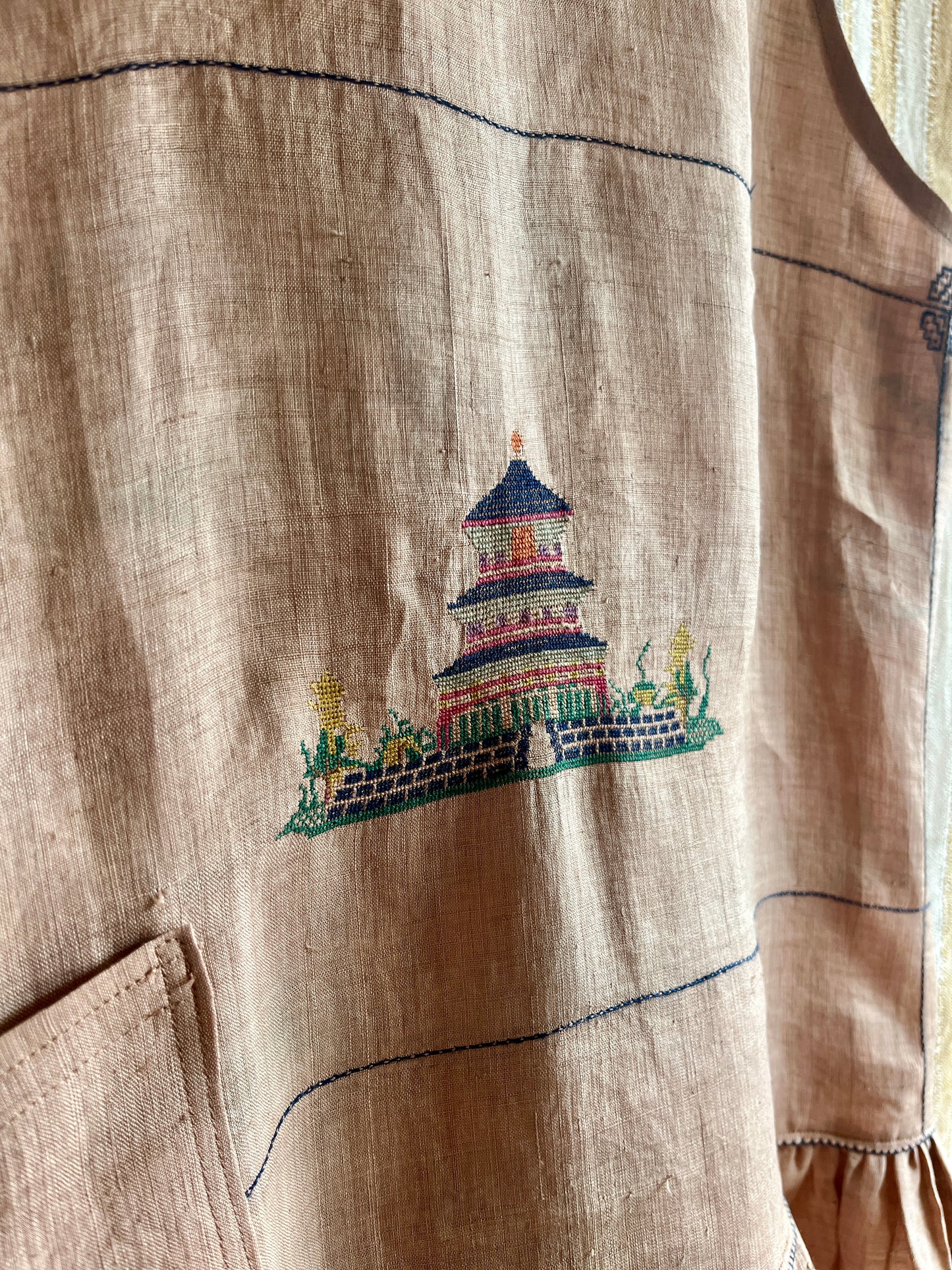 Passion Dyes - Rice linen sun dress