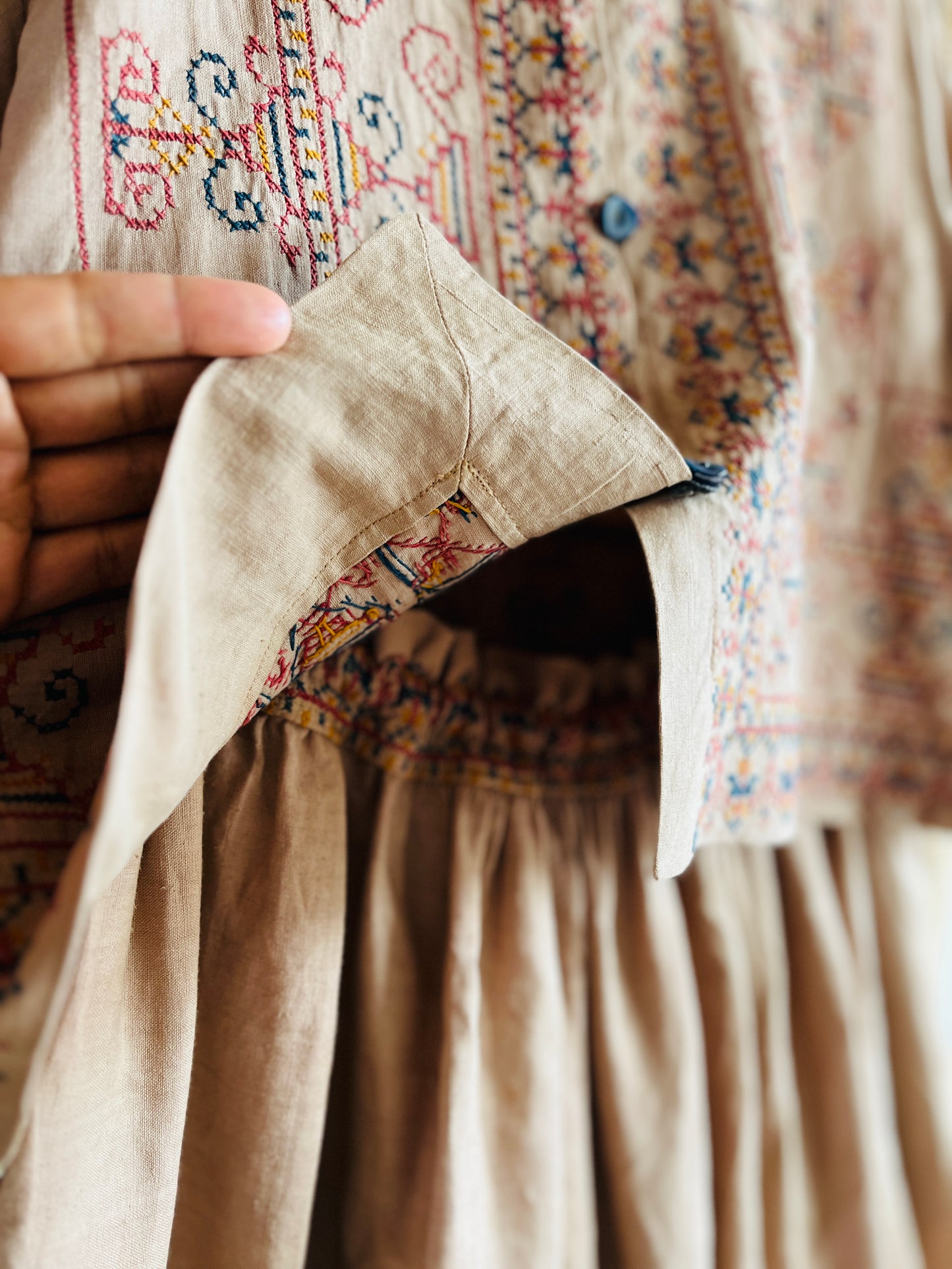 Full embroidery skirt set