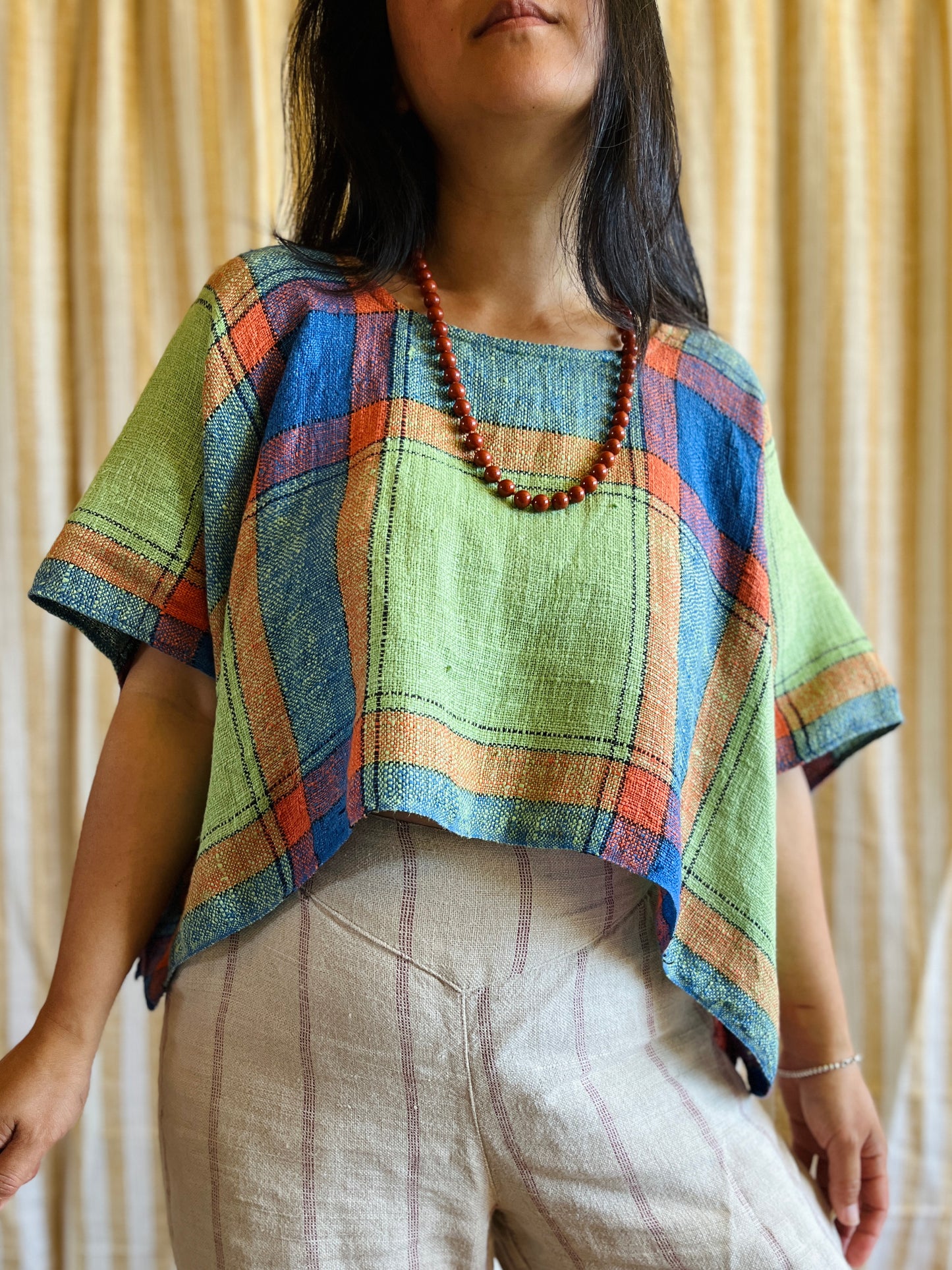 Hand weaved Swedish Top
