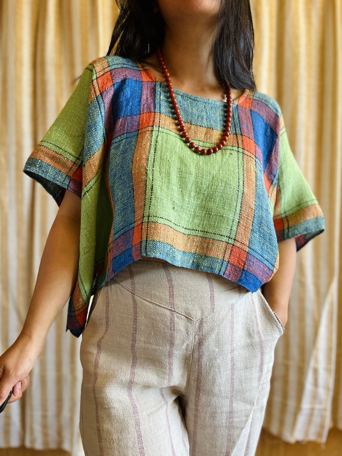 Hand weaved Swedish Top