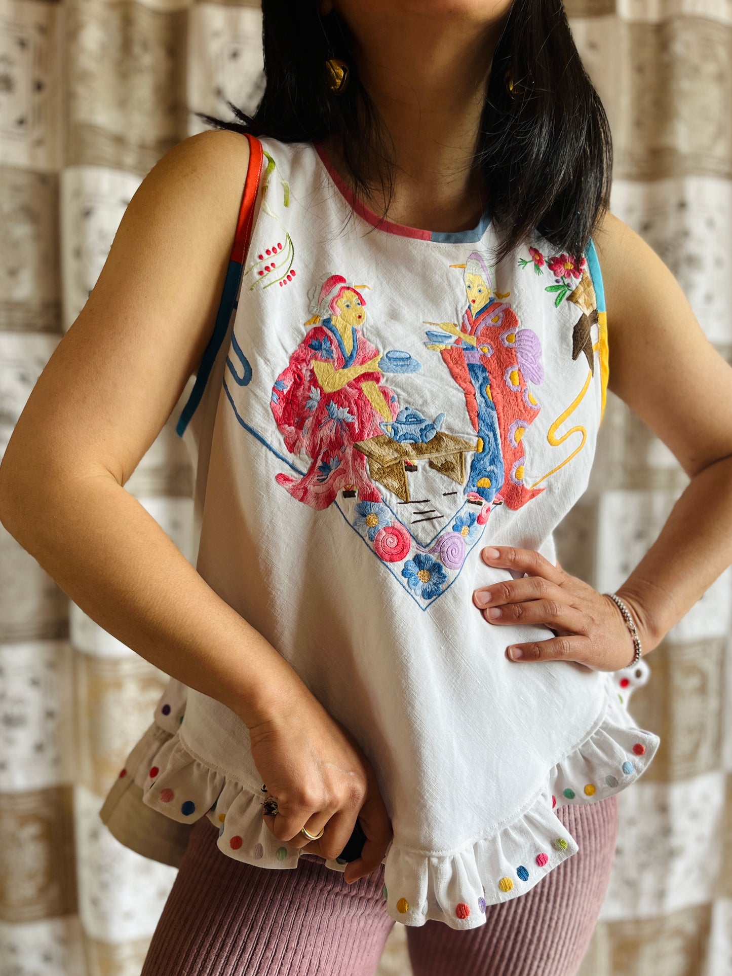 The Japanese tea party Statement tank top