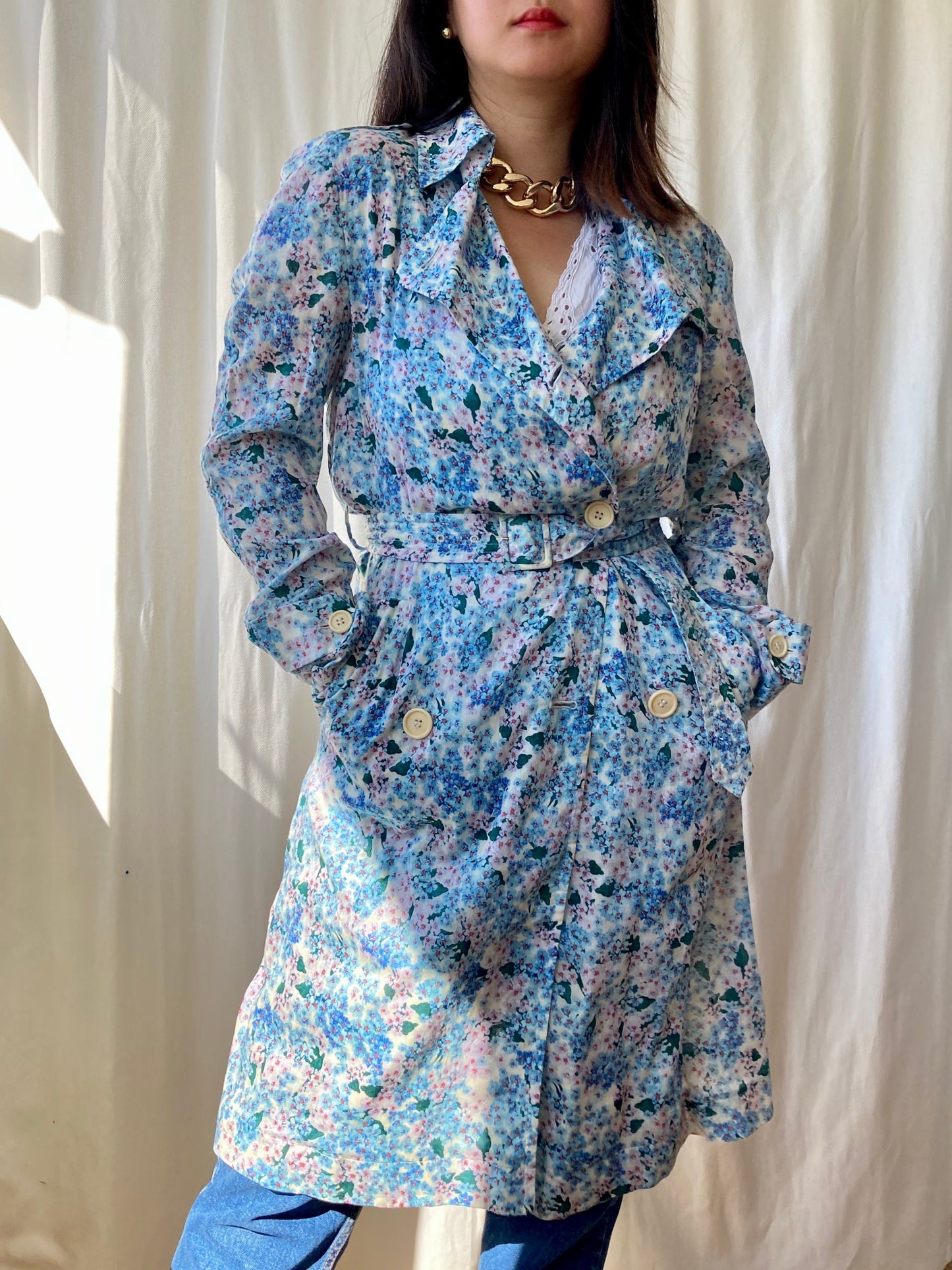 Vintage Paul Smith Blue label Trench Coat