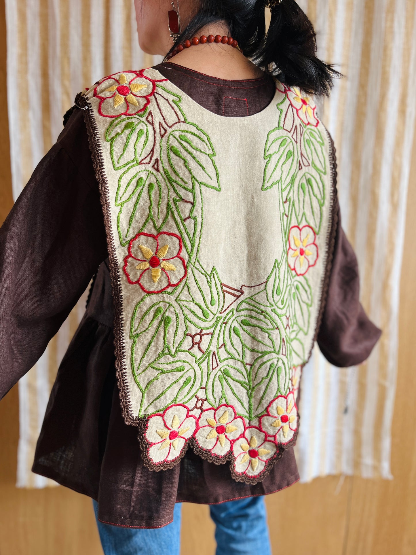 Antique Table Runner Mini Dress