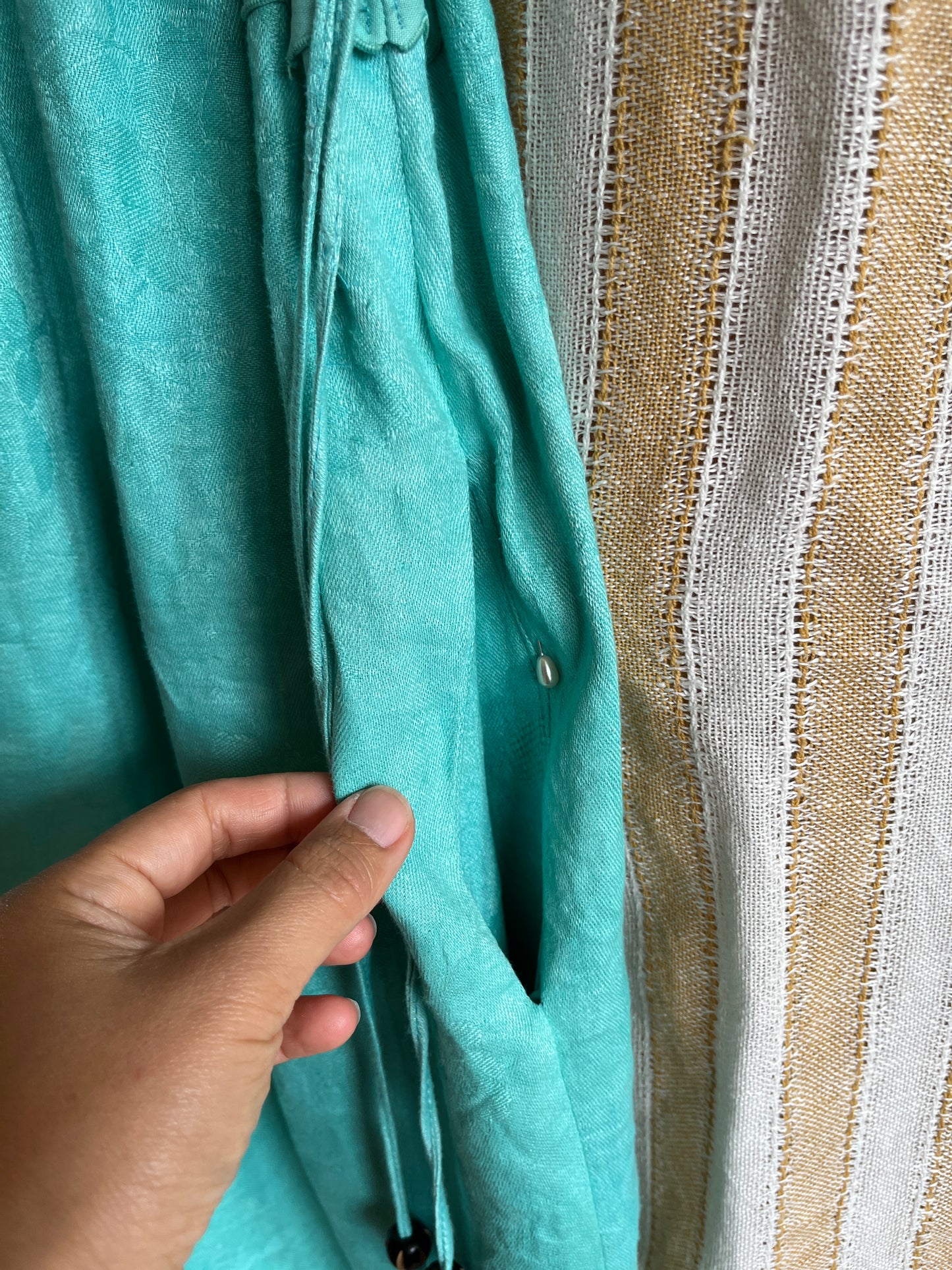 Passion Dyes - Turquoise cut work dress
