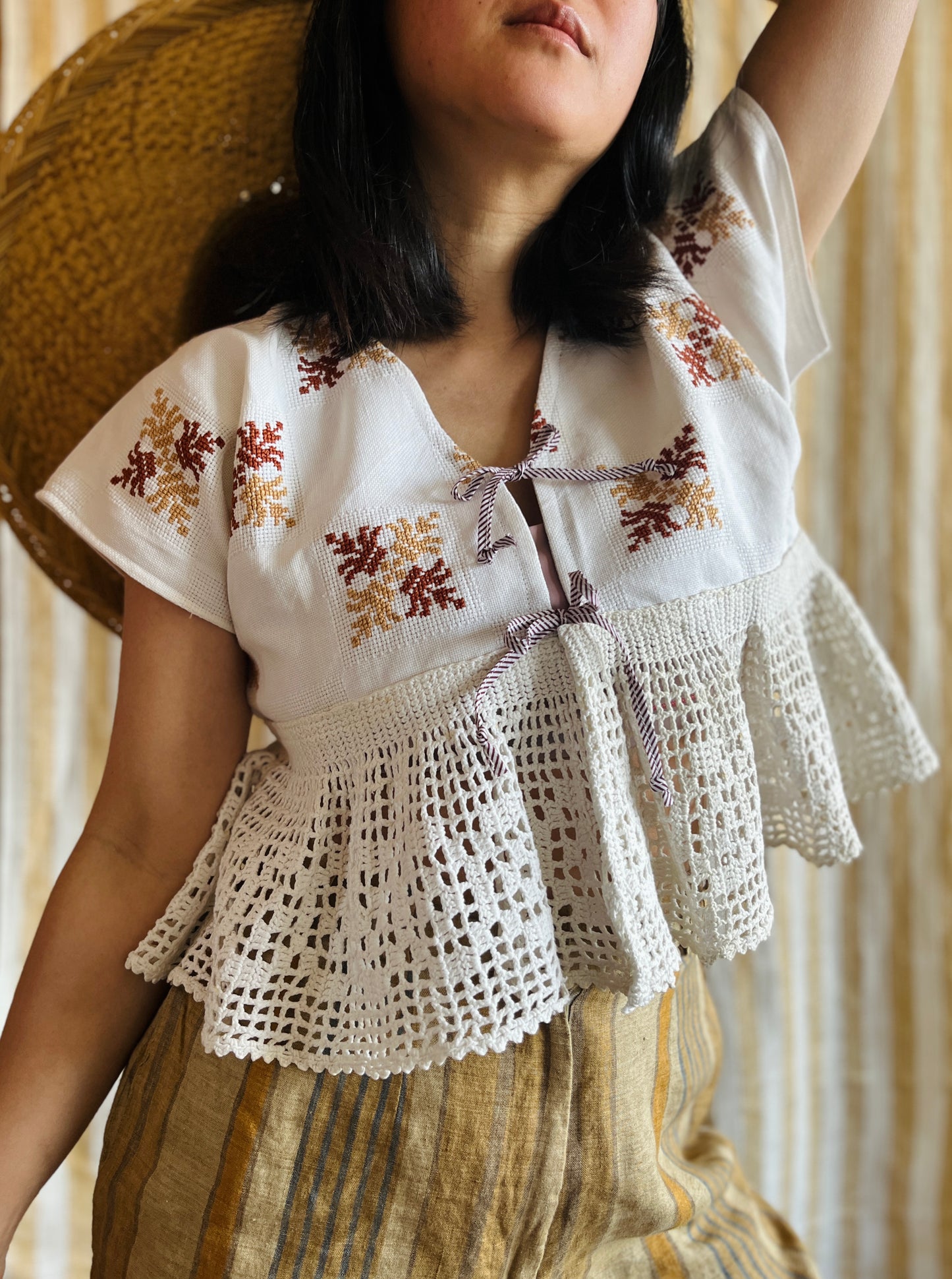 Crochet Dolly Cropped Top