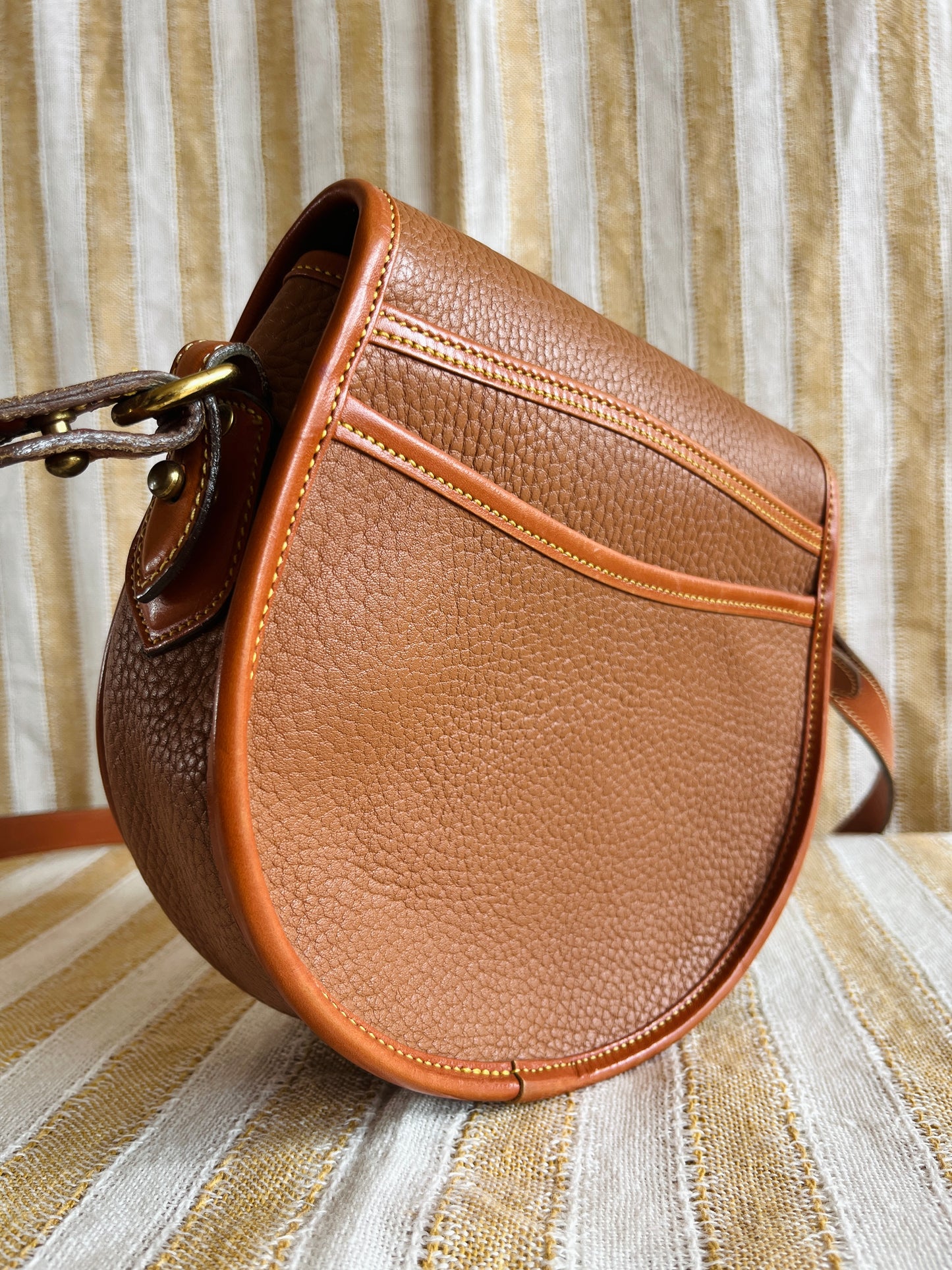 MINT All British Tan Flap Bag