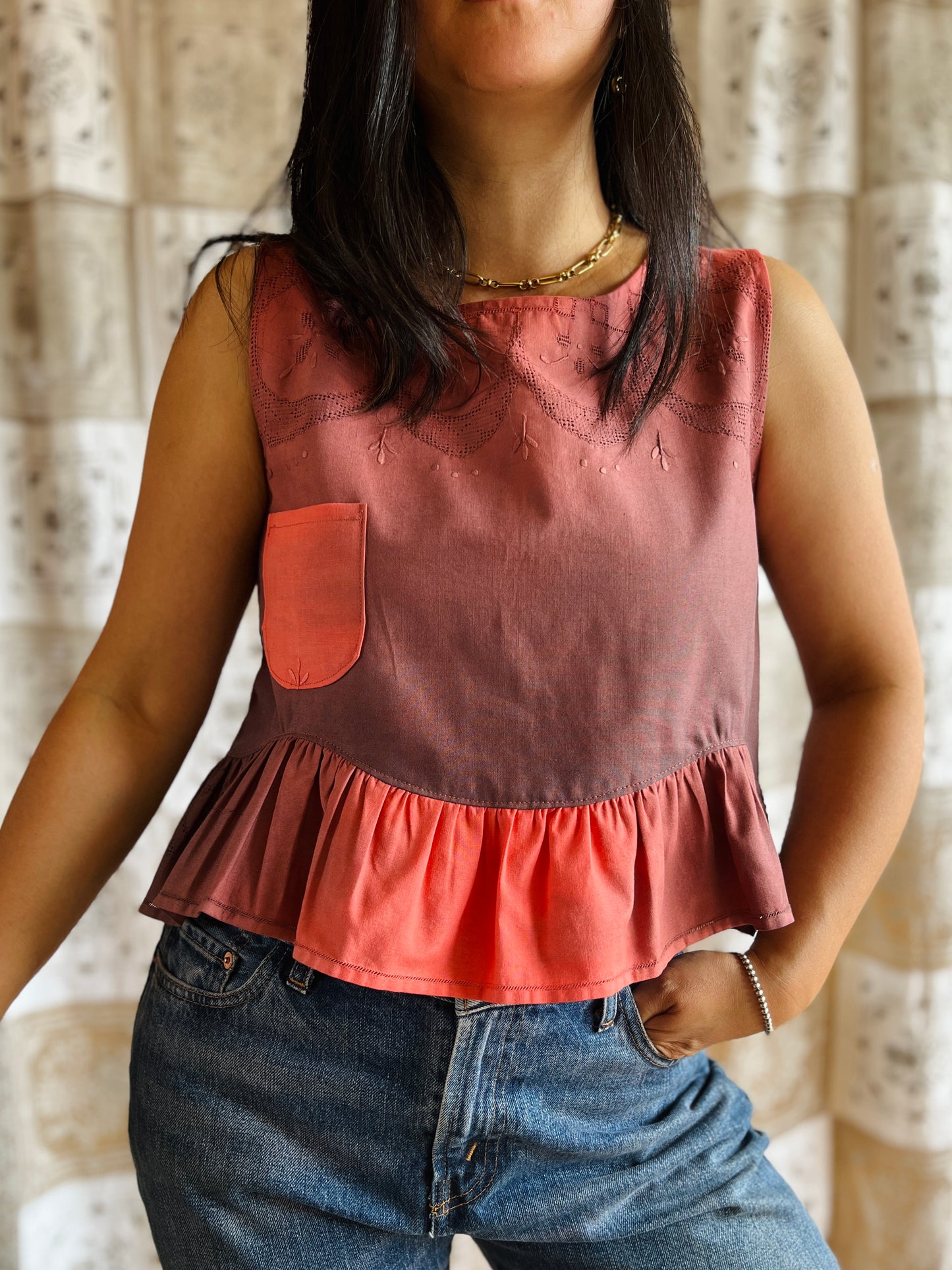 Sunset dolly tank top