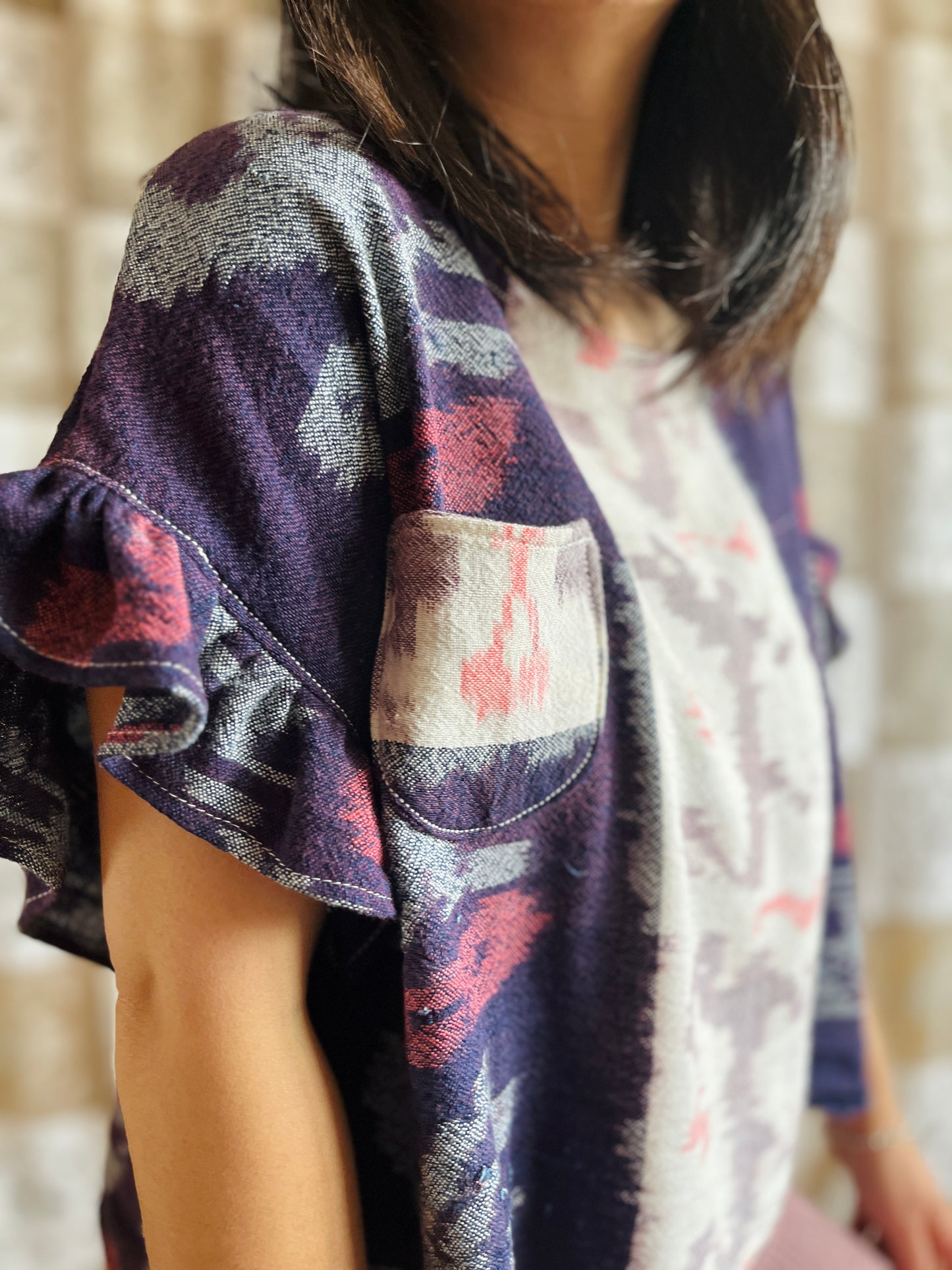 Vintage Batik Dolly Top