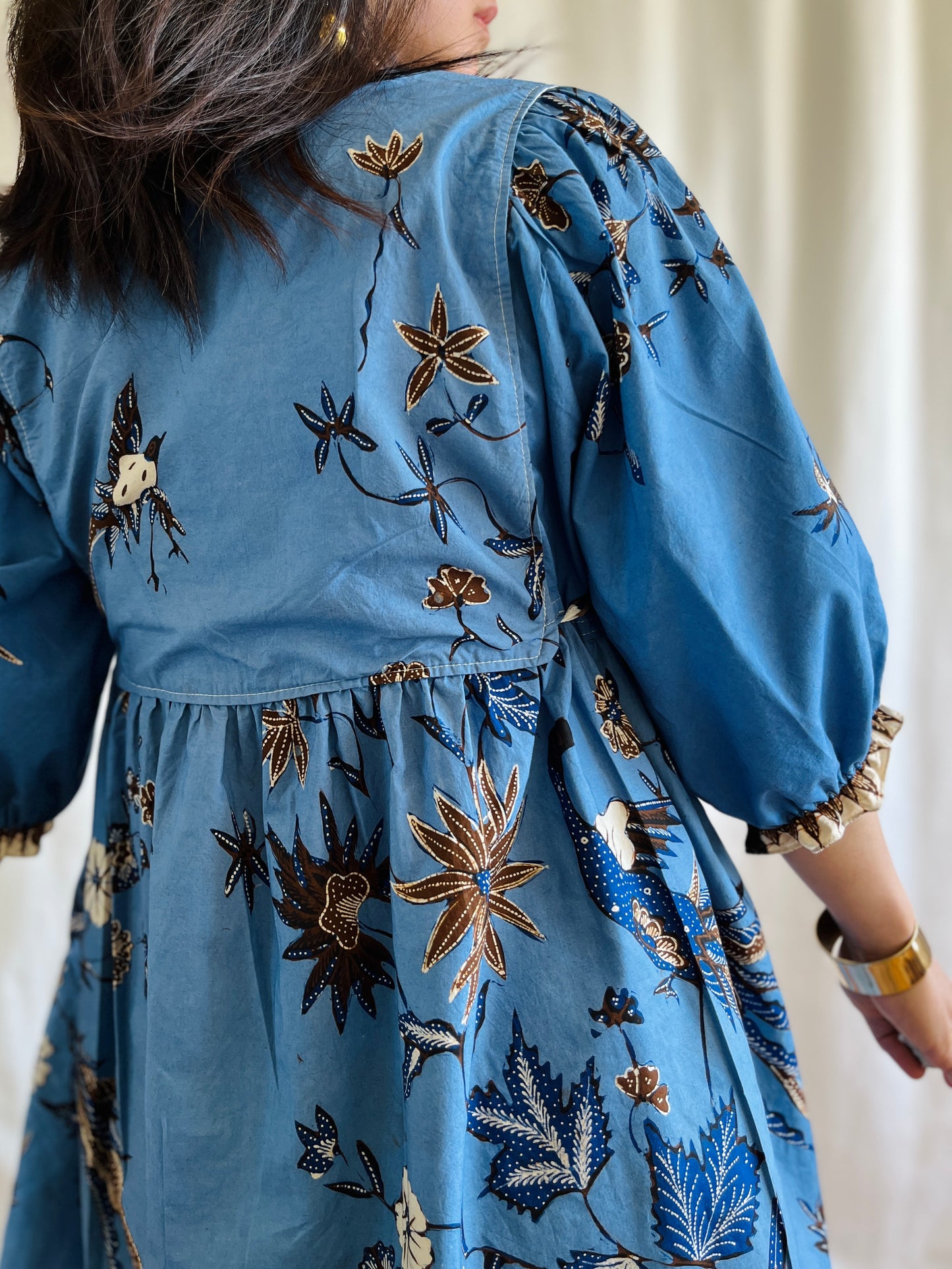 Vintage Batik Goddess Dress