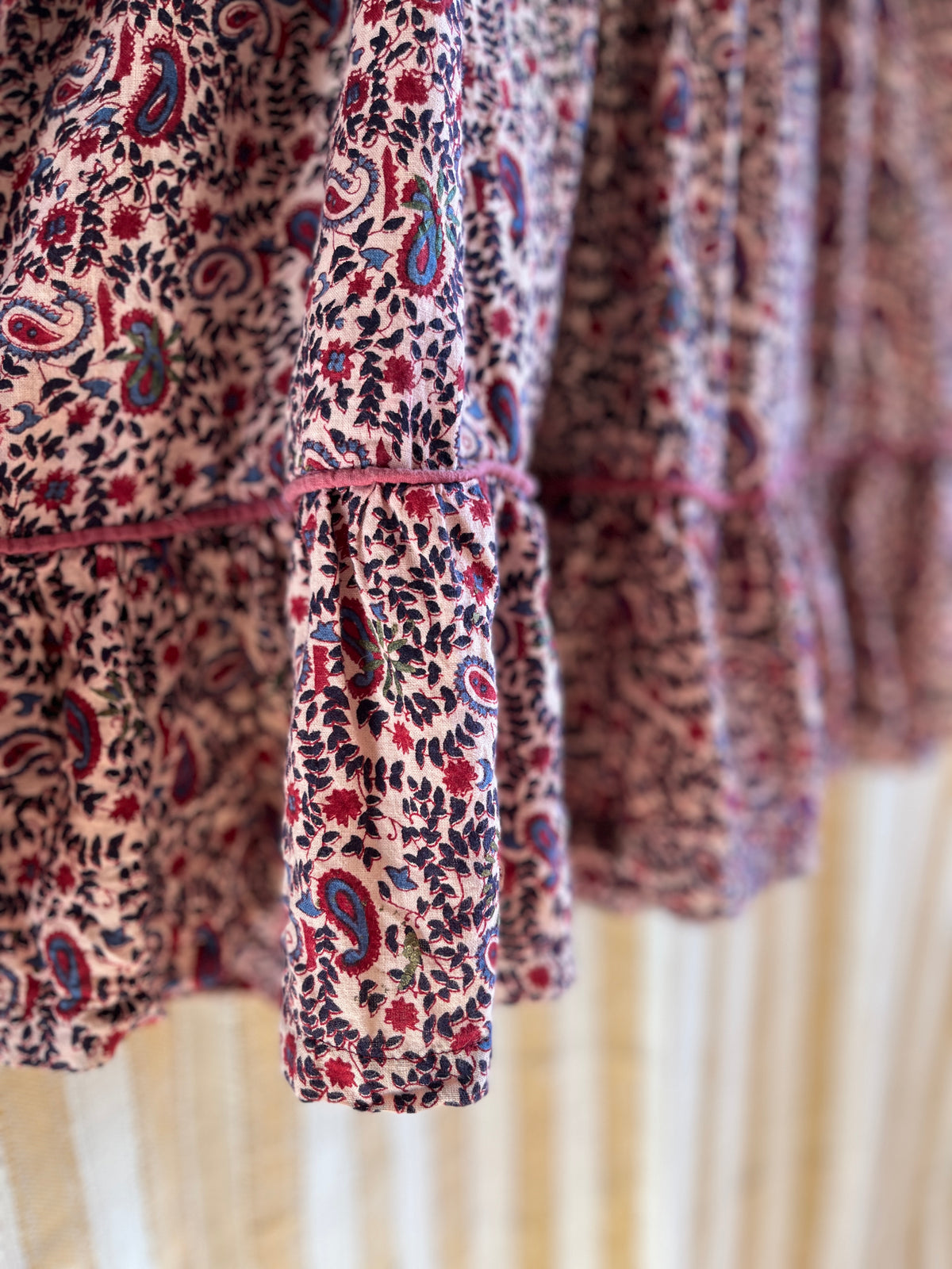Vintage 80s Glitter Indian dress