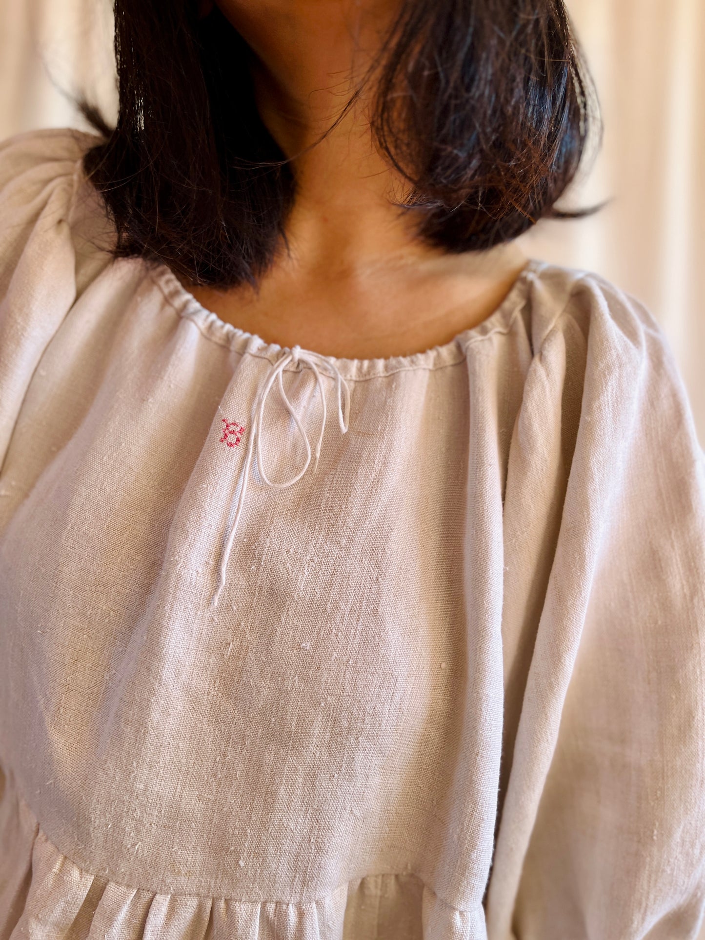 1920s French Nightgown turns Dolly Tunic