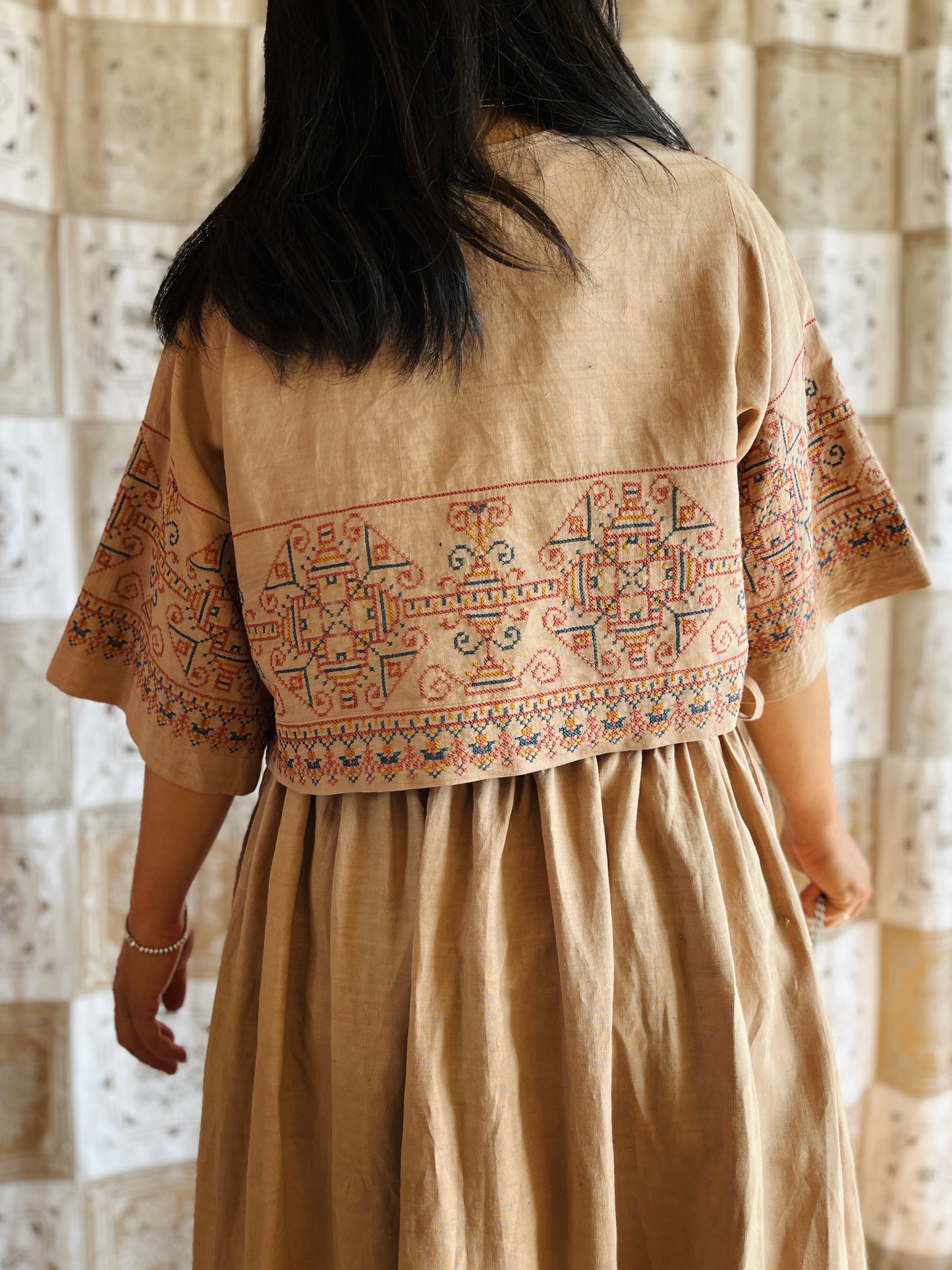 Full embroidery skirt set