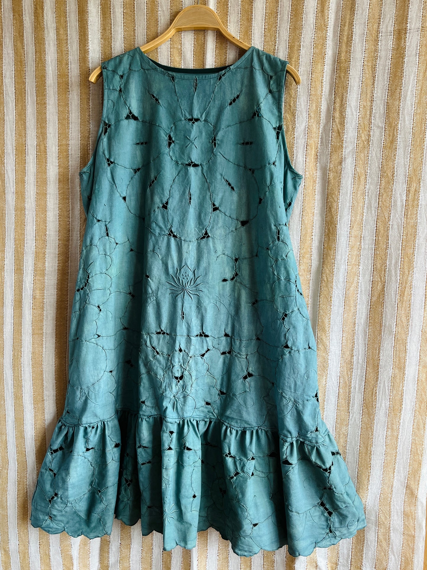 Cut work forest dress