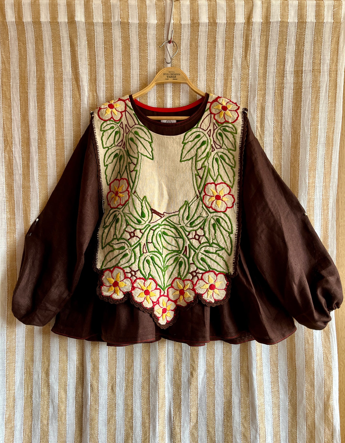Antique Table Runner Mini Dress