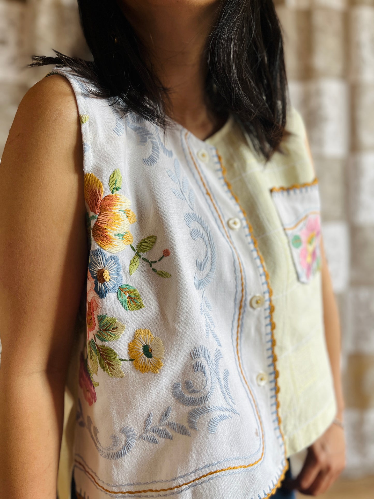 Simplicity Patchwork Vest