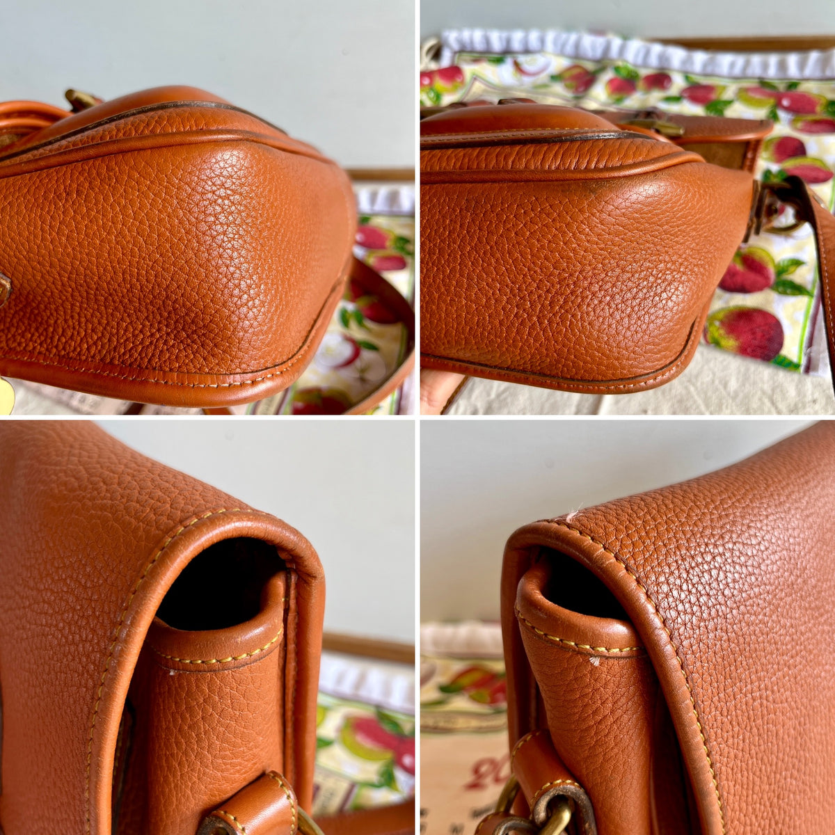 Vintage Dooney & Bourke R35 Double Pocket Outback Messenger