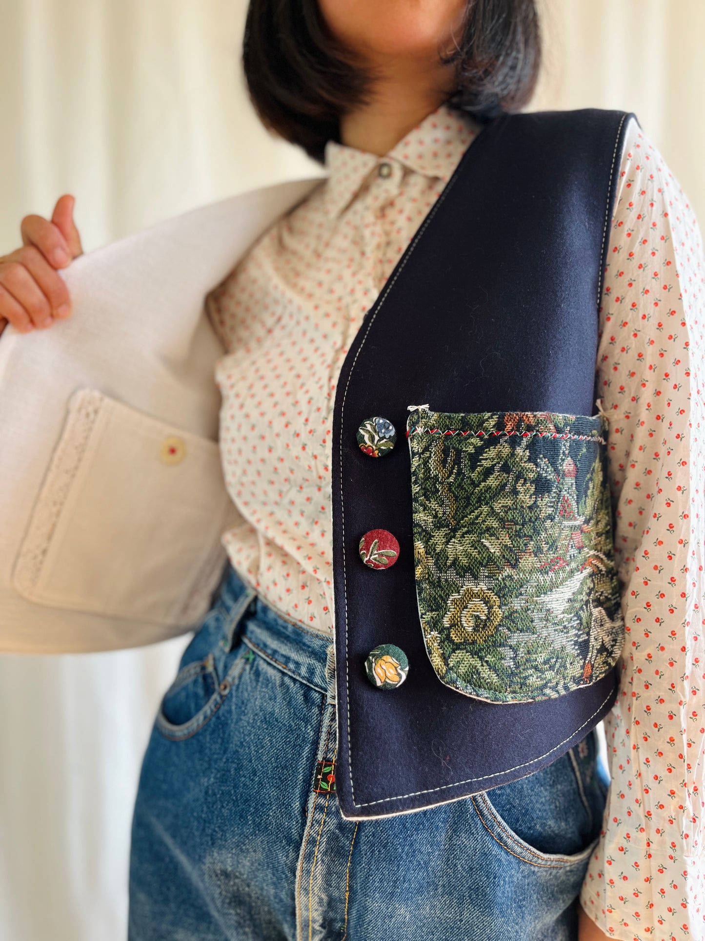 👒 Victorian hunting reversible waistcoat
