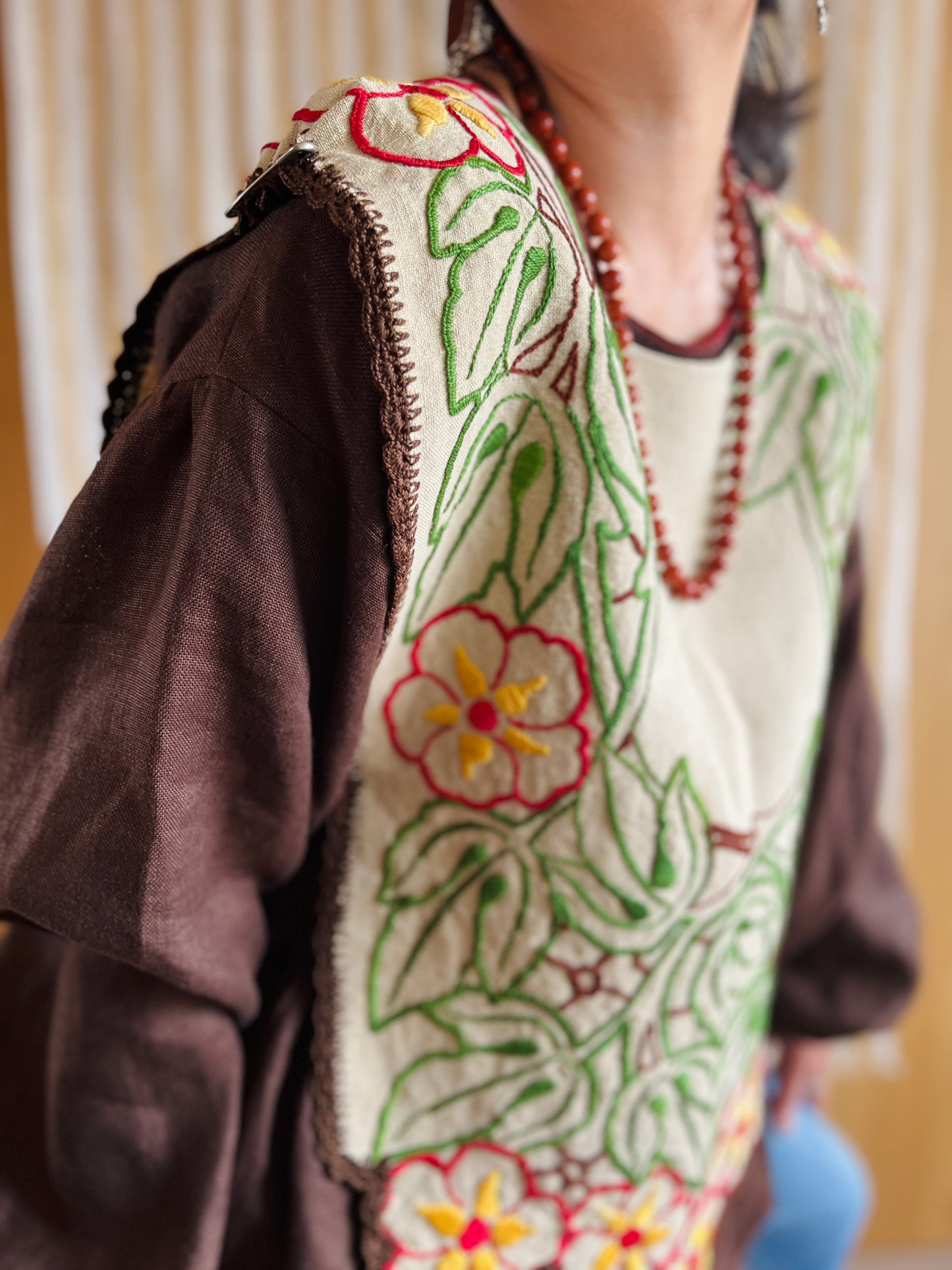 Antique Table Runner Mini Dress