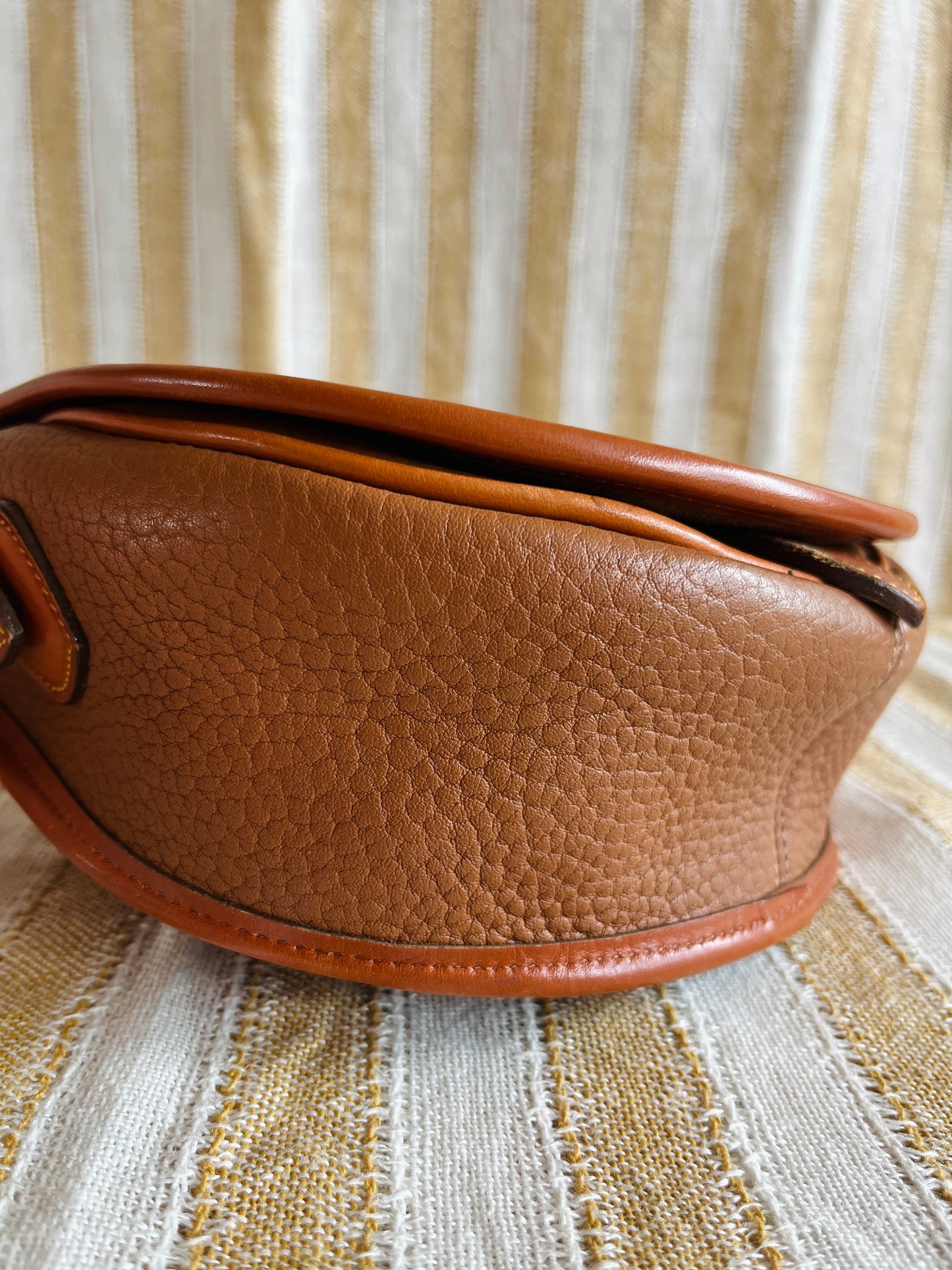 MINT All British Tan Flap Bag