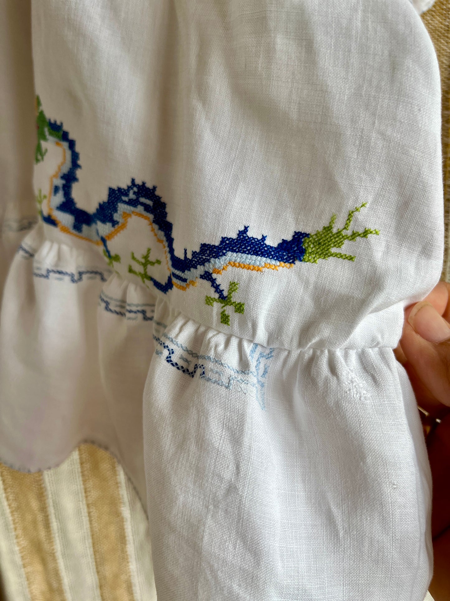 Dragon - Air thin linen dolly blouse