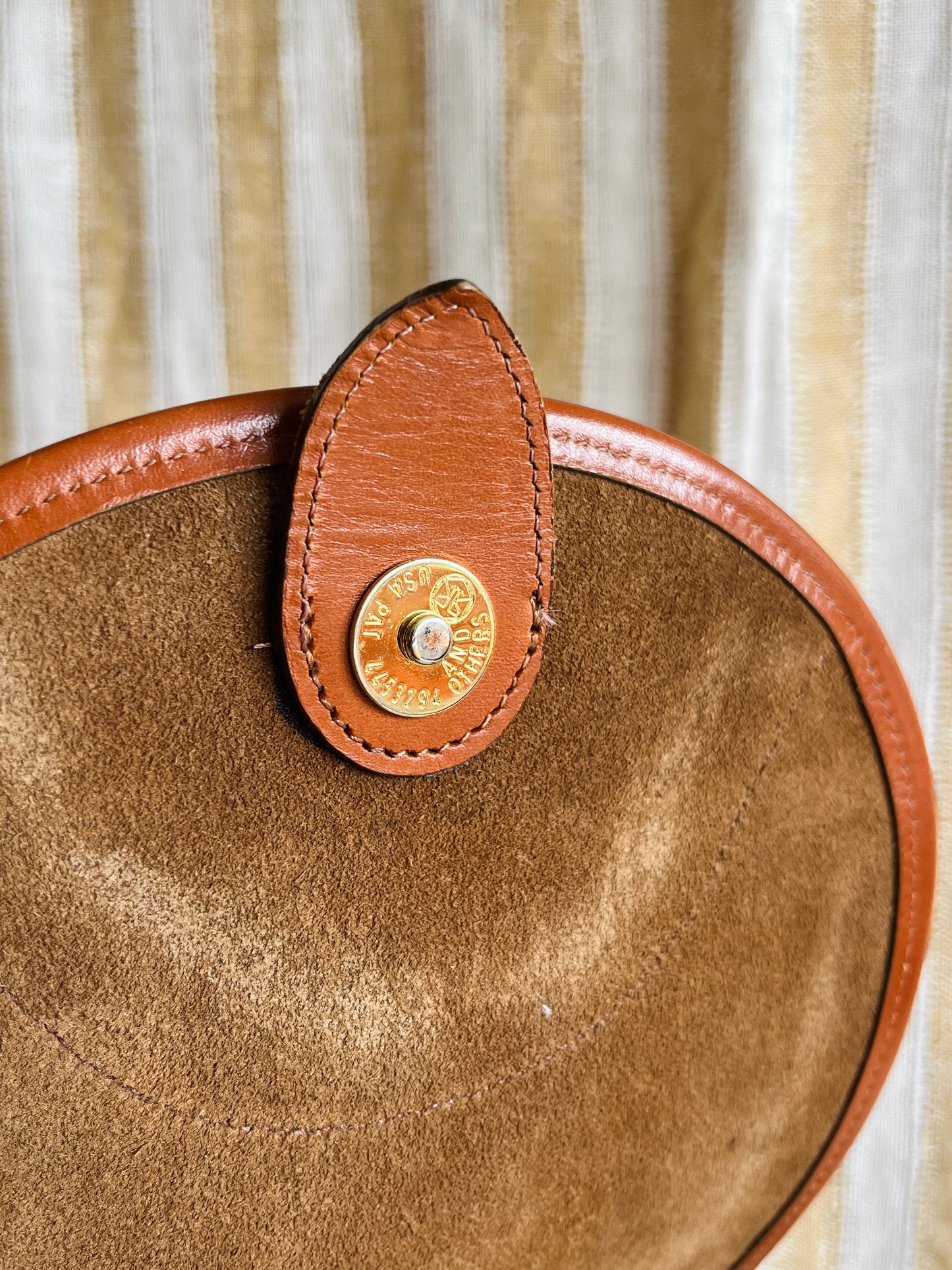 MINT All British Tan Flap Bag