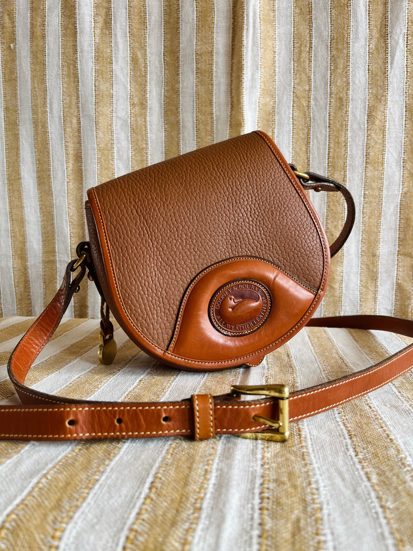 MINT All British Tan Flap Bag